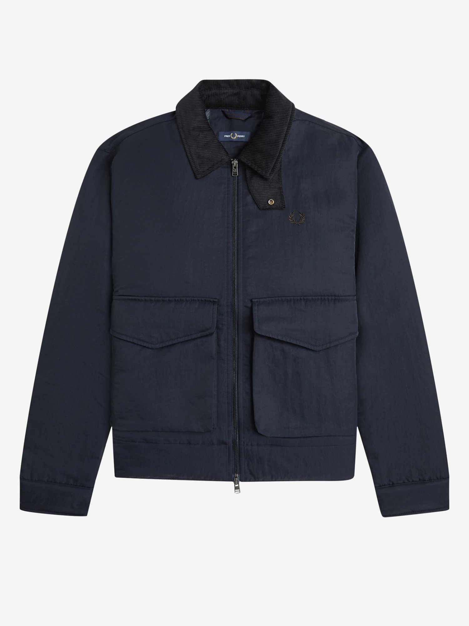 FRED PERRY — Куртка Nylon Caban Jacket Navy