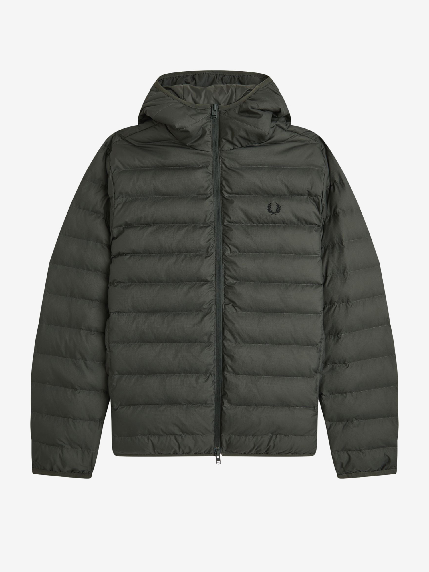 FRED PERRY — Куртка Hooded Insulated Jacket Field Green