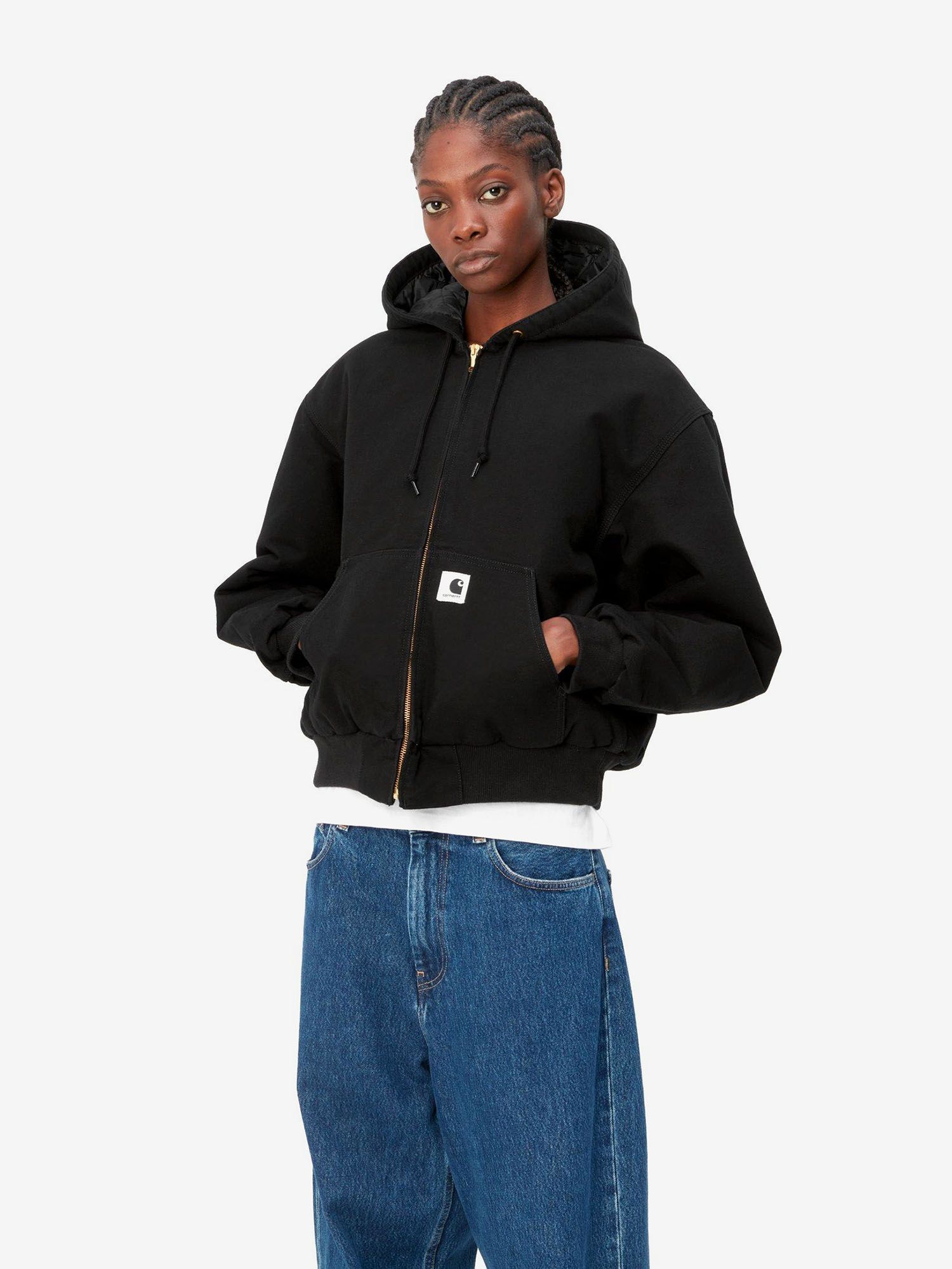 CARHARTT WIP — Куртка W OG Active Jacket Black (Rinsed)