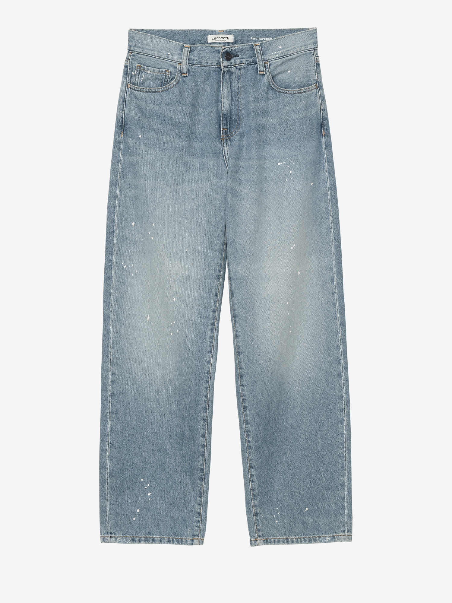 CARHARTT WIP — Джинсы W Arin Pant Blue (Destroy Wash, Splatter)