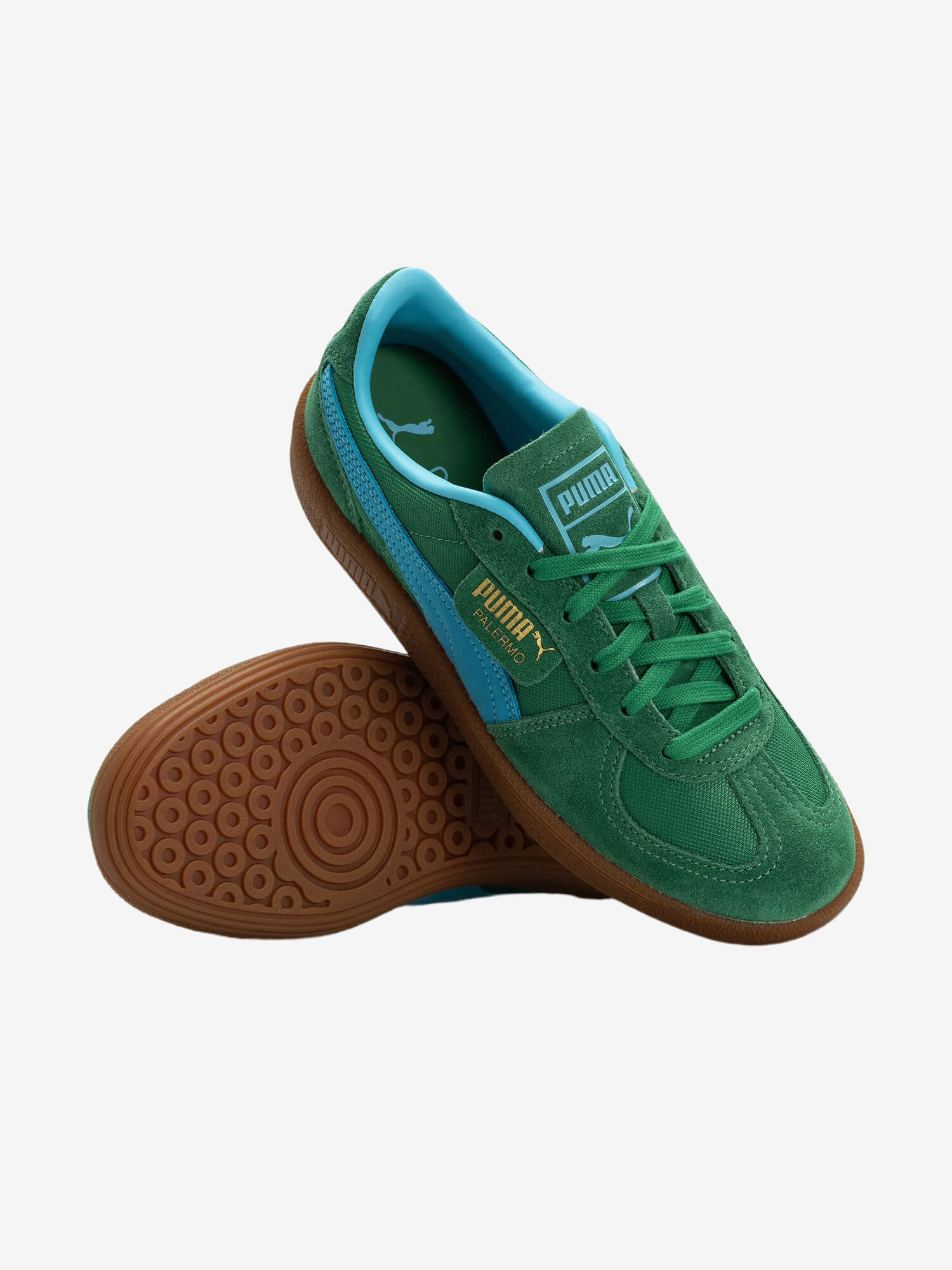 PUMA — Обувь Palermo VTG Update Archive Green/Bright Aqua