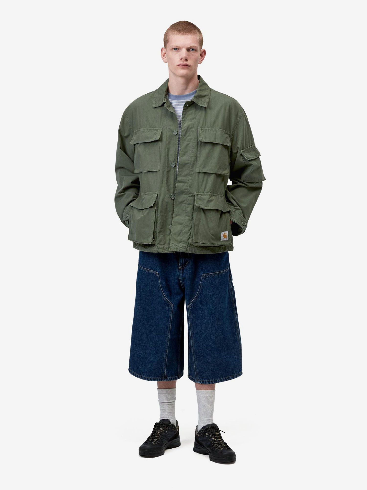 CARHARTT WIP — Куртка Manderson Jacket Leaf (Garment Dyed)