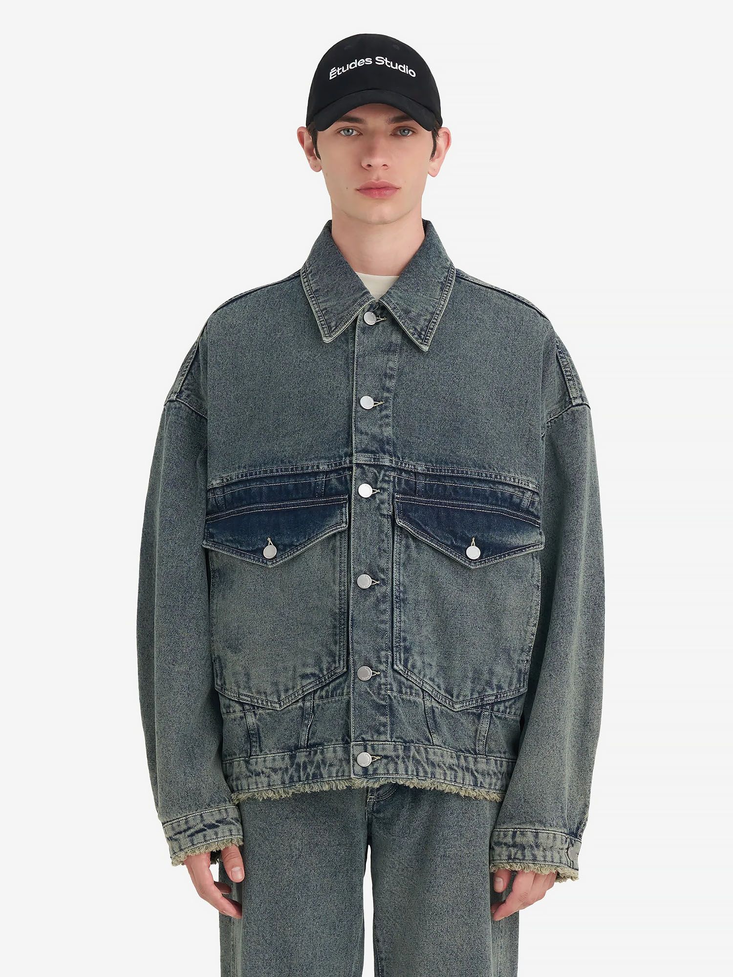 ÉTUDES STUDIO — Куртка Loose Denim Jacket Acid
