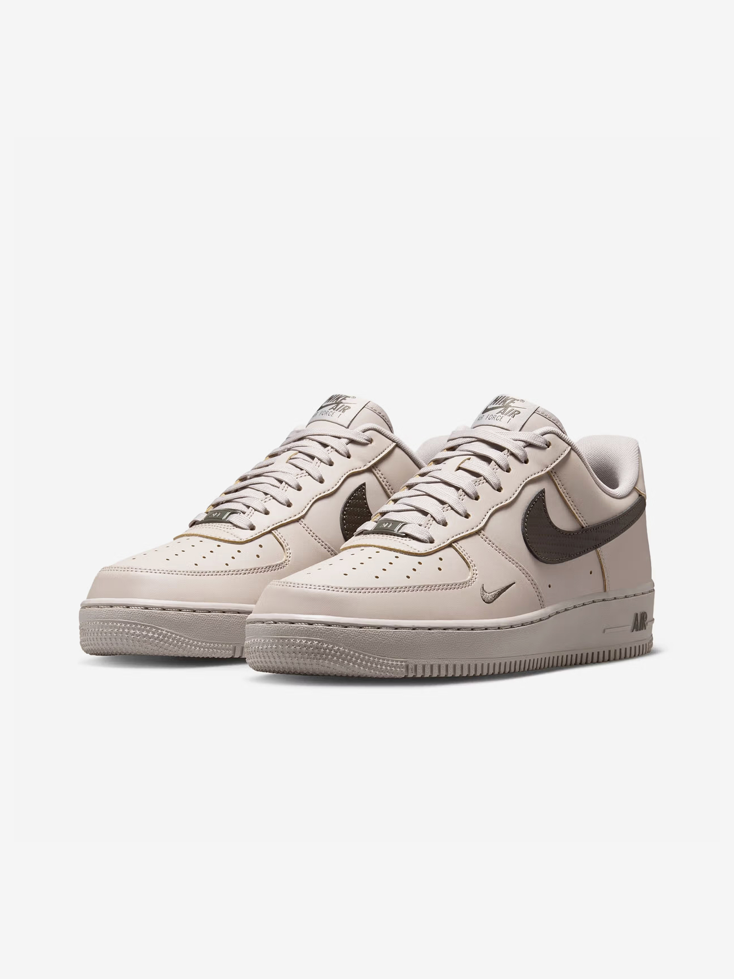 NIKE — Кроссовки Air Force 1 Low '07 College Grey/Newsprint