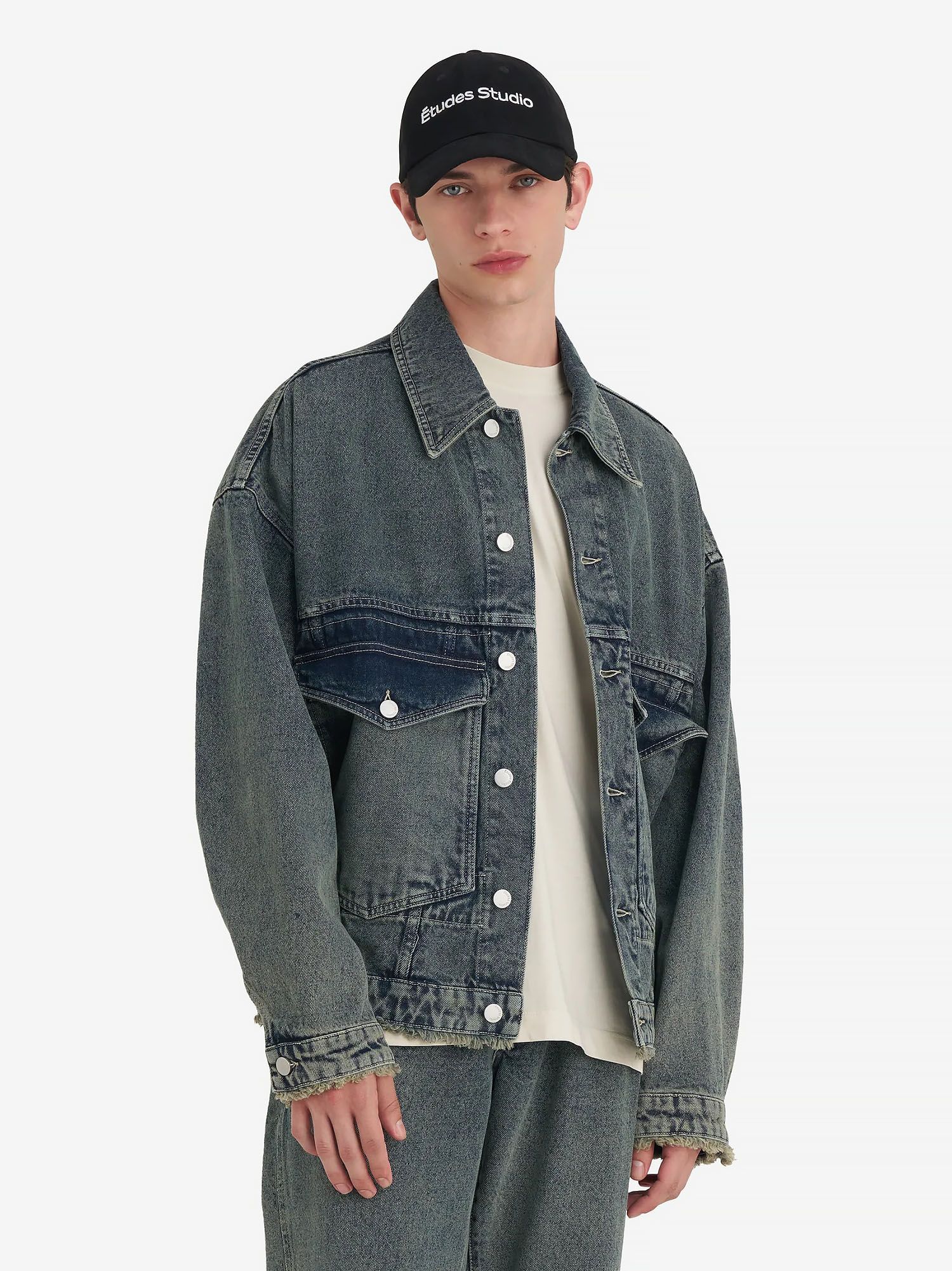 ÉTUDES STUDIO — Куртка Loose Denim Jacket Acid