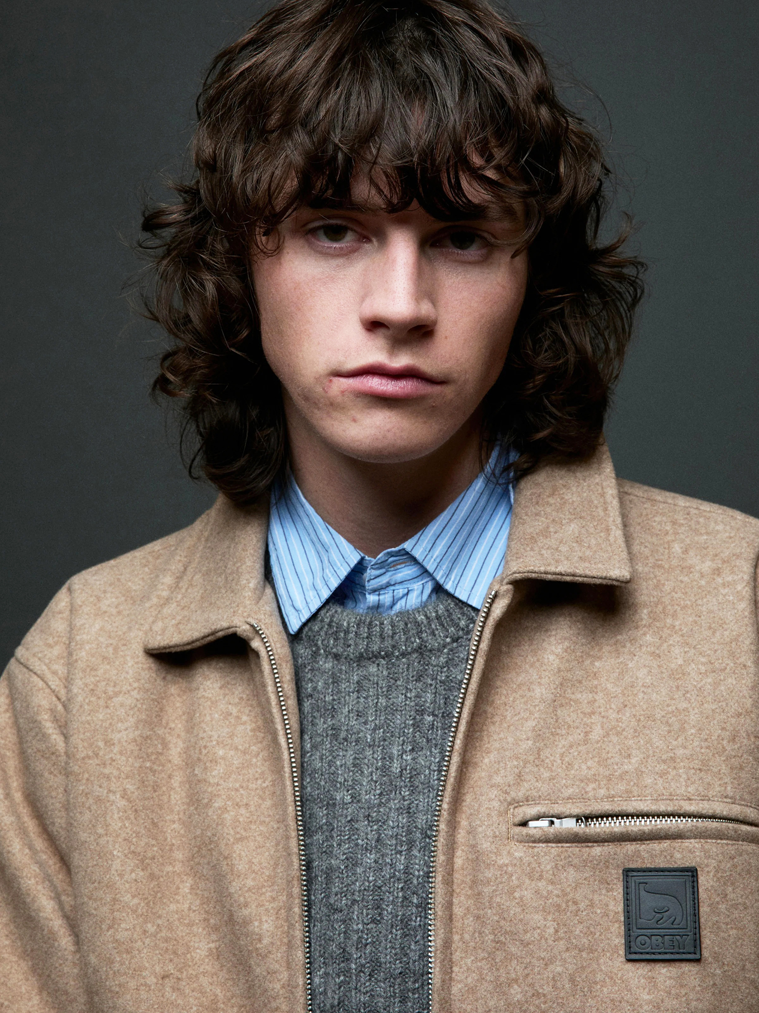OBEY — Куртка Ledger Blouson Jacket Latte