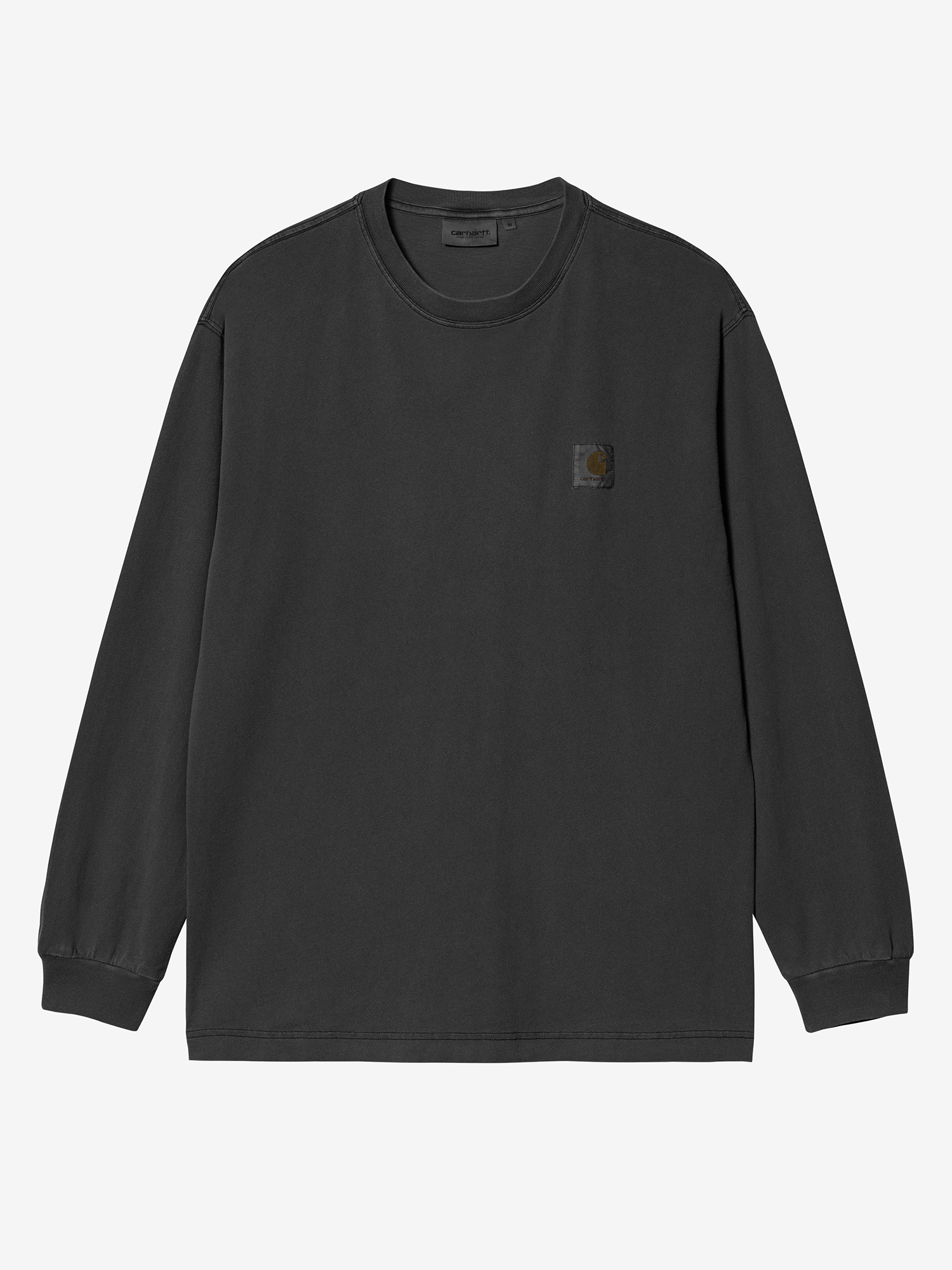 CARHARTT WIP — Лонгслив L/S Nelson T-Shirt Black (Garment Dyed)