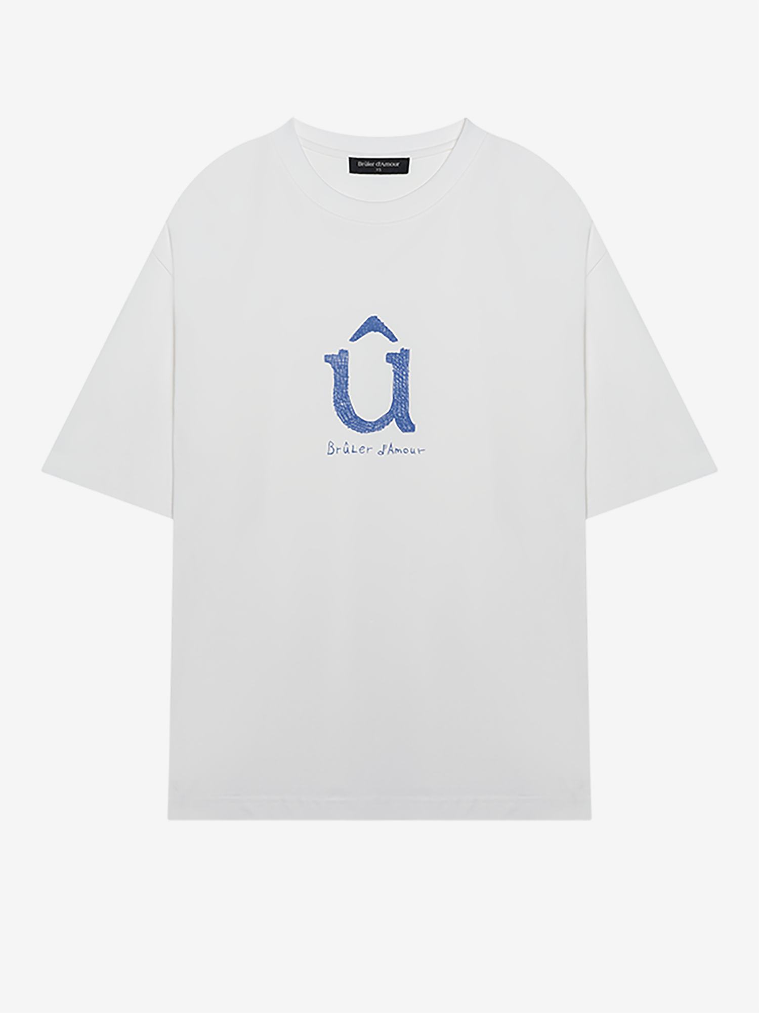 BRÛLER D’AMOUR — Футболка Û T-shirt White