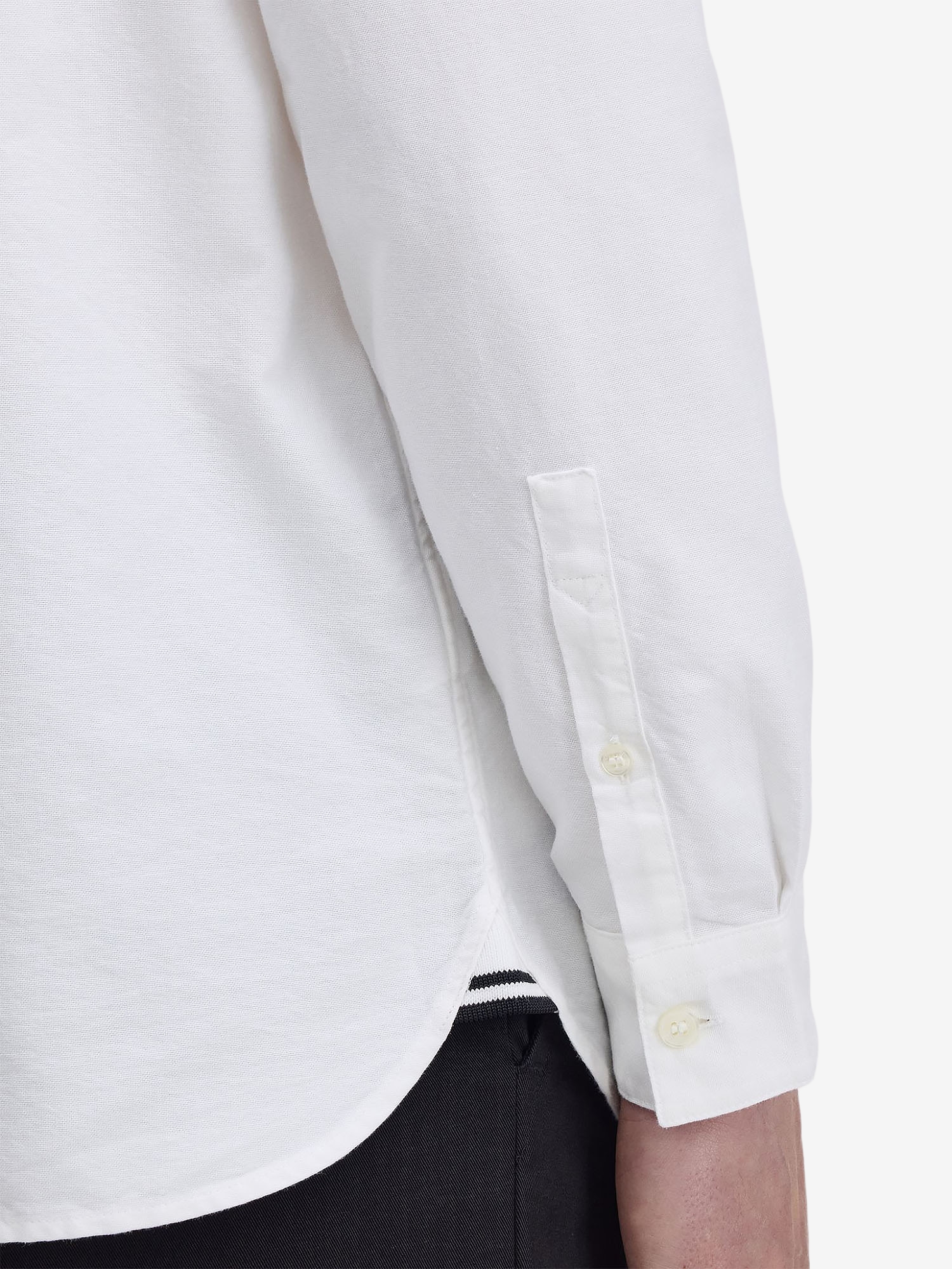 FRED PERRY — Рубашка Oxford Laurel White