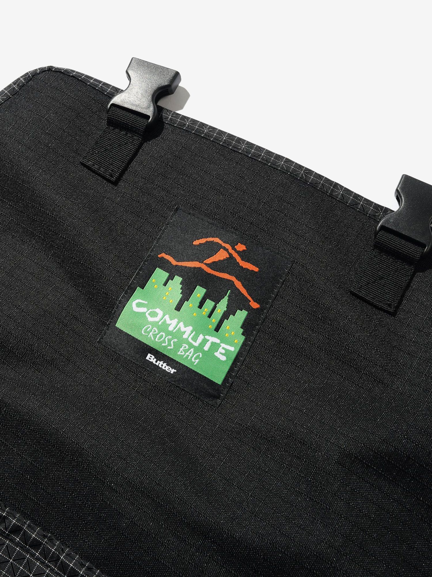 BUTTER GOODS — Сумка Cordura Commute Side Bag Black