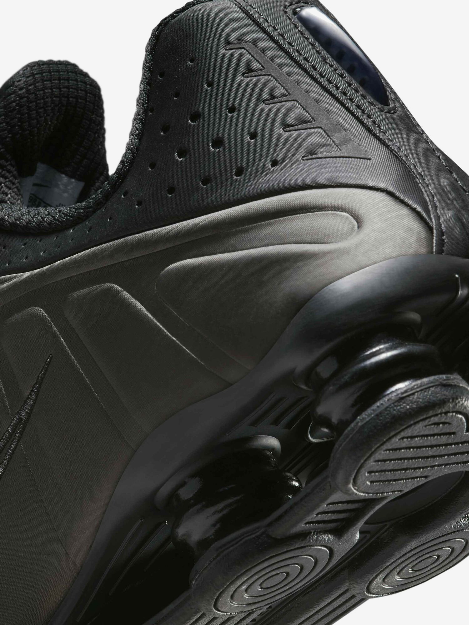 NIKE — Кроссовки Shox R4 Black/Bright Crimson/Black