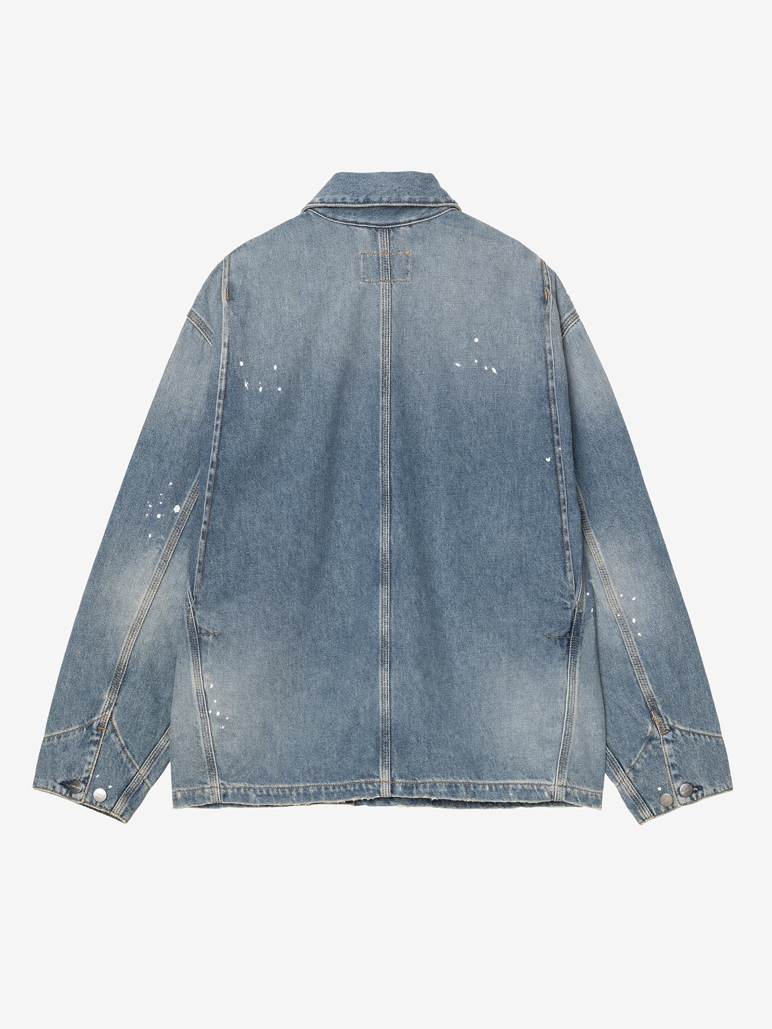 CARHARTT WIP — Куртка W' OG Michigan Coat Blue (Destroy Wash, Splatter)