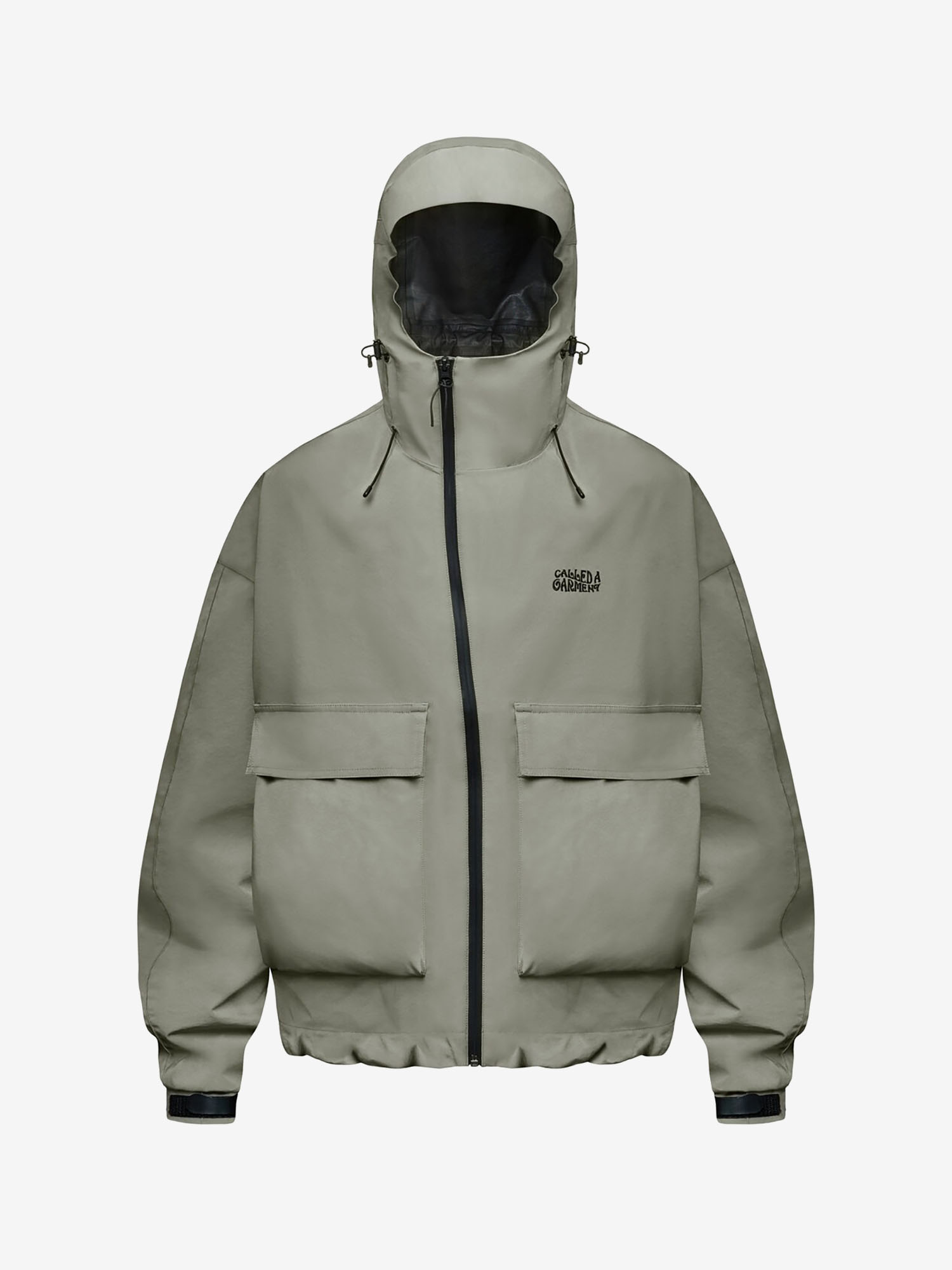 CALLED A GARMENT — Куртка 5-Winds Jacket Серо-Зеленый