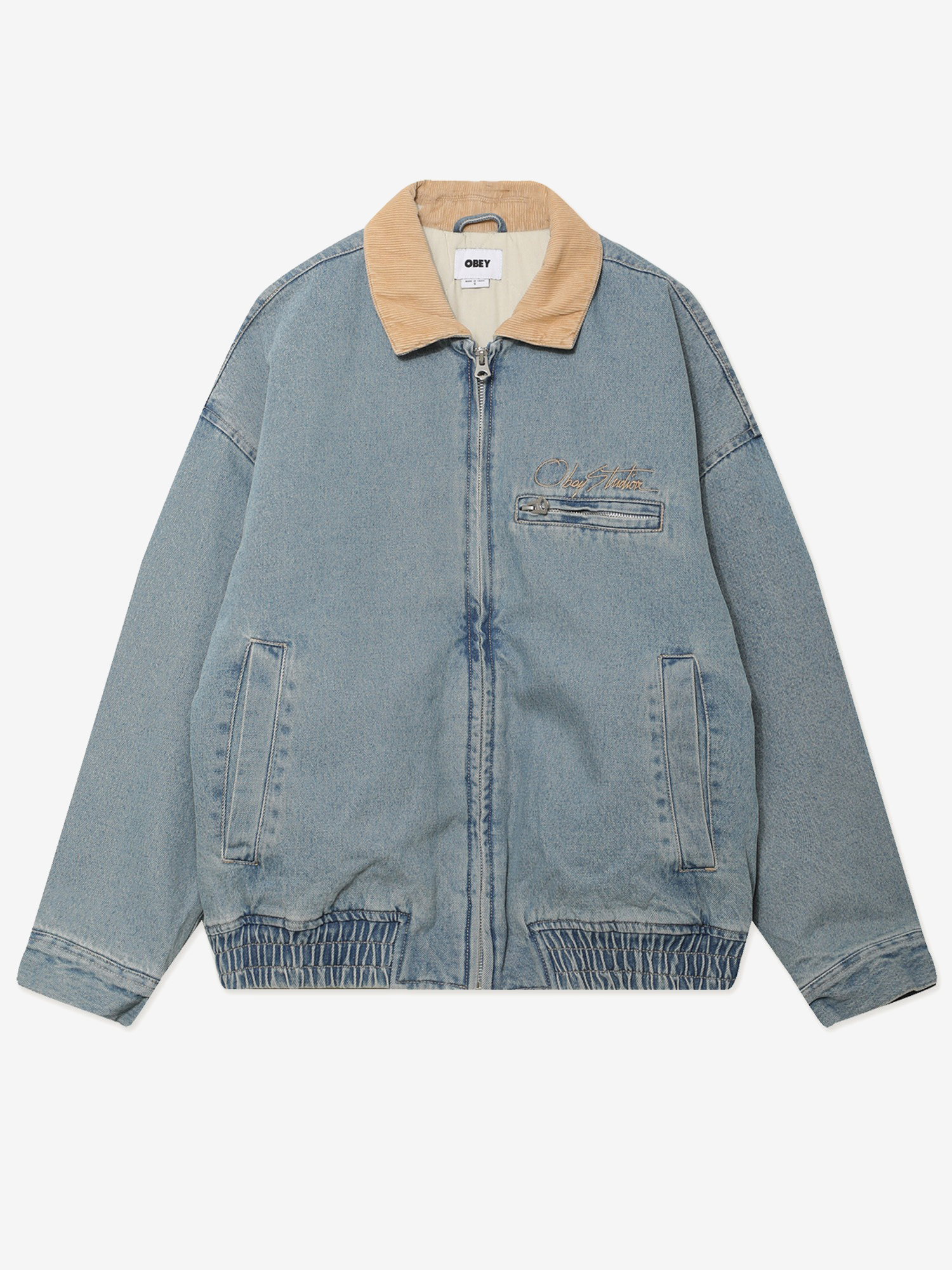 OBEY — Куртка W Ezra Workwear Jacket Heavy Vintage Indigo