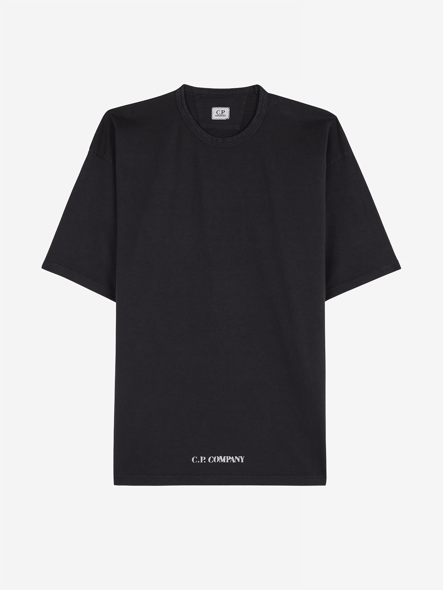 C.P. COMPANY — Футболка 1020 Jersey SS Tee Stencil Black