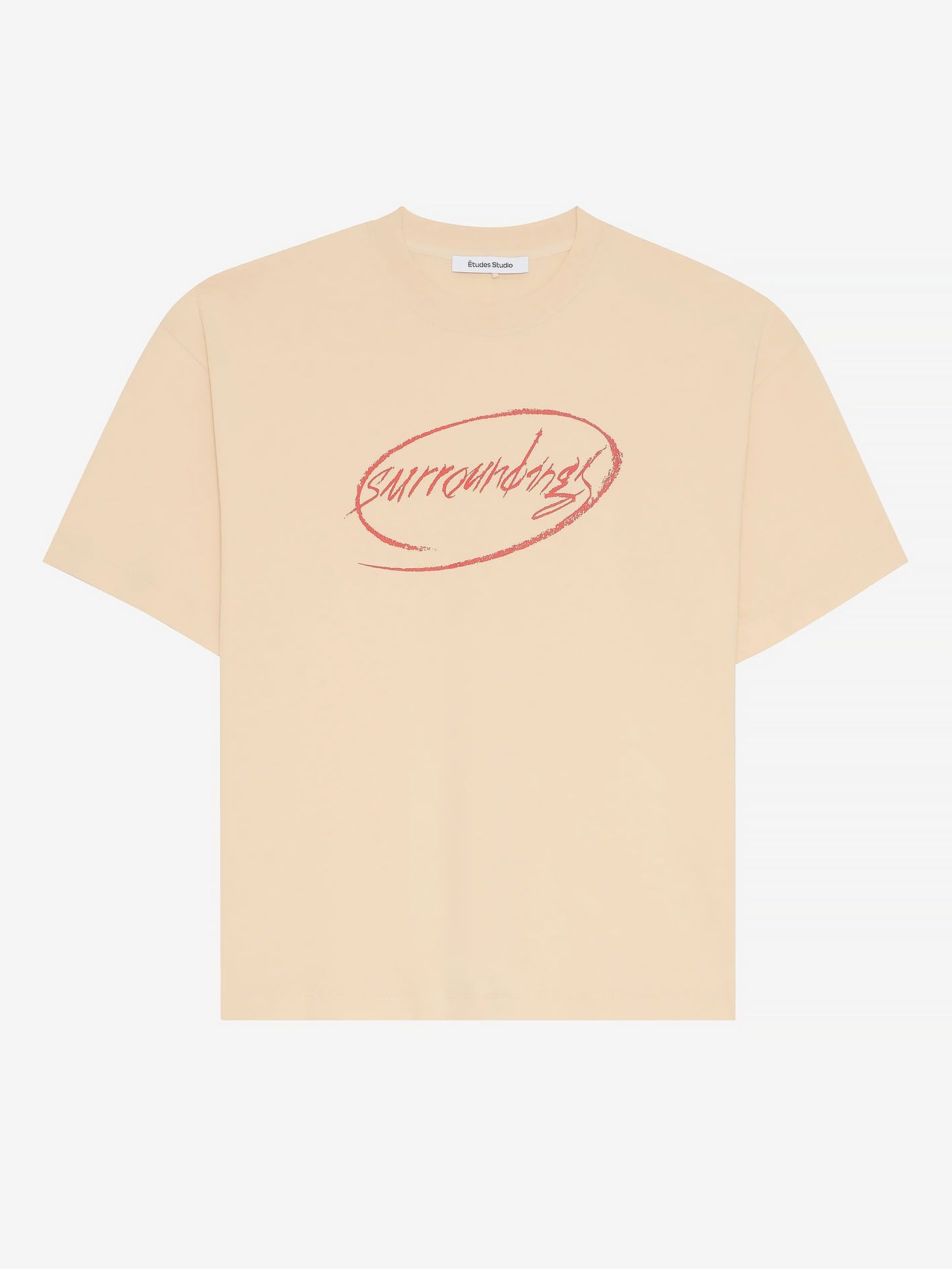 ÉTUDES STUDIO — Футболка Relax T-Shirt Surroundings Apricot