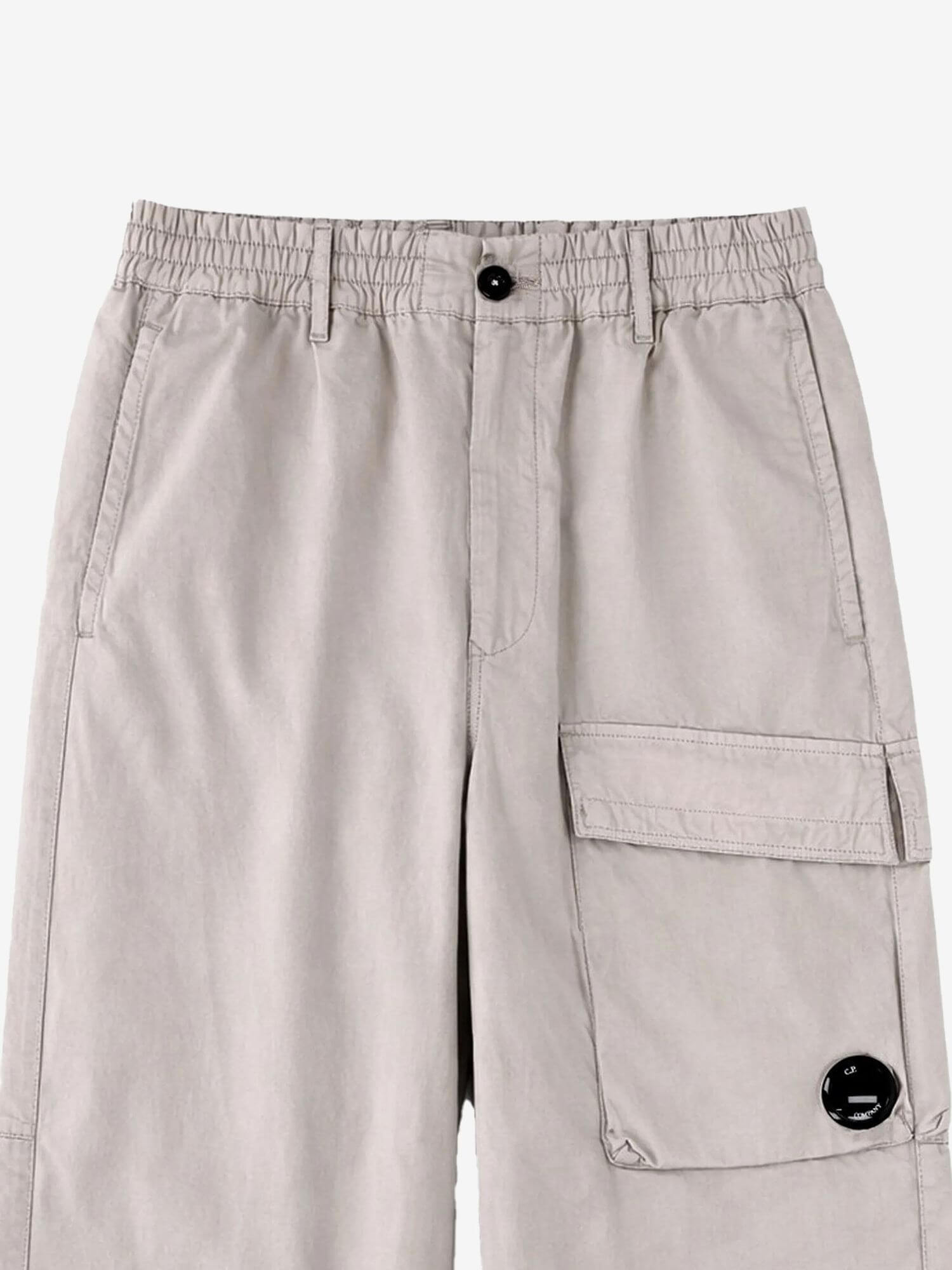 C.P. COMPANY — Штаны Micro-Reps Boxy Leg Pocket Lens Dove