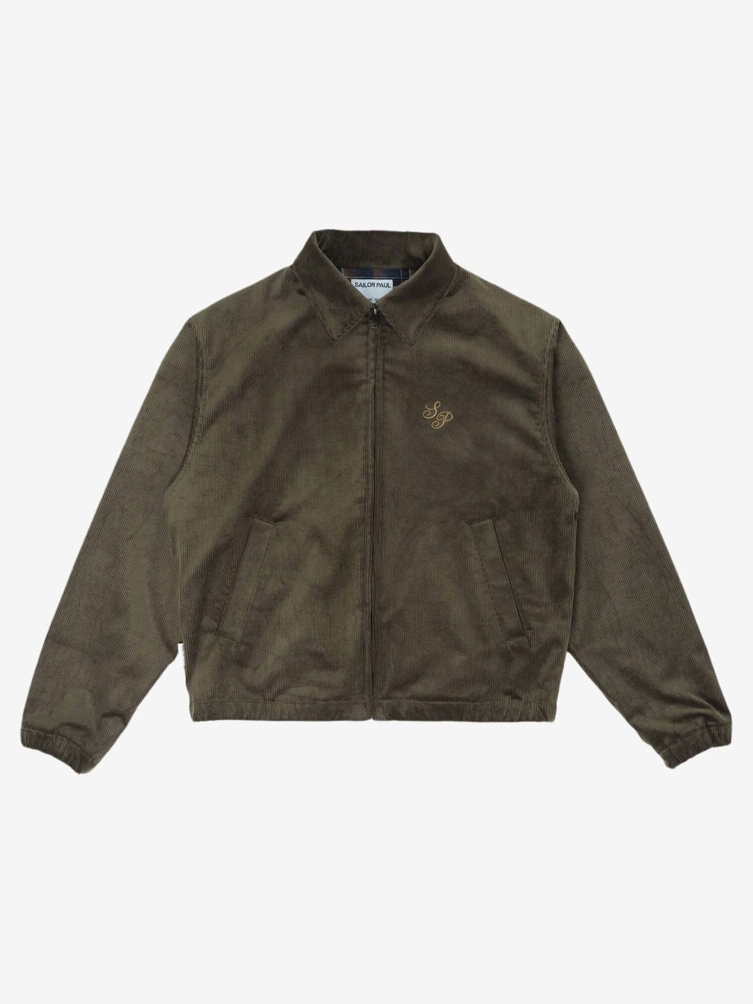 SAILOR PAUL — Куртка Velvet Shortcut Jacket Мох
