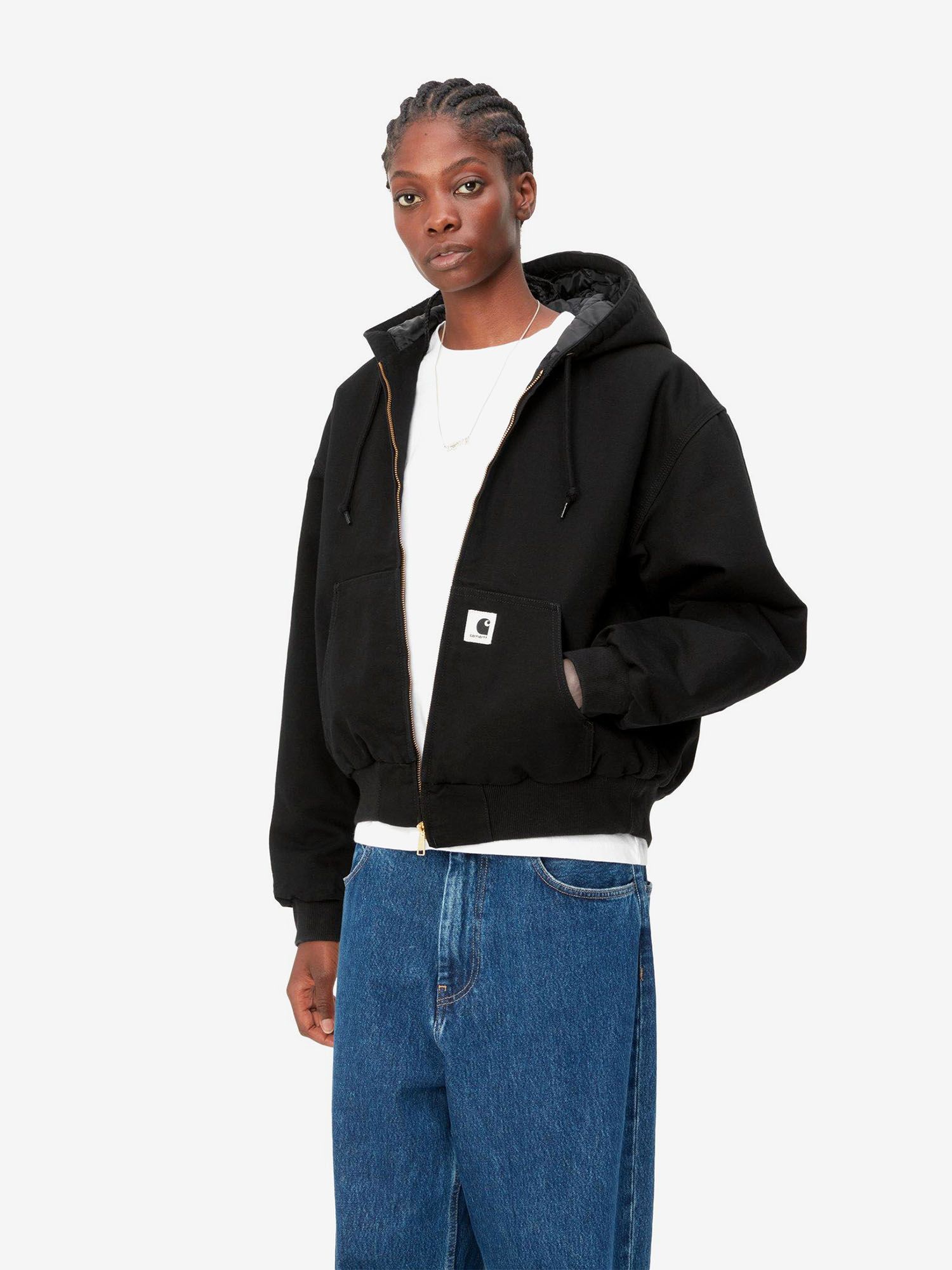 CARHARTT WIP — Куртка W OG Active Jacket Black (Rinsed)