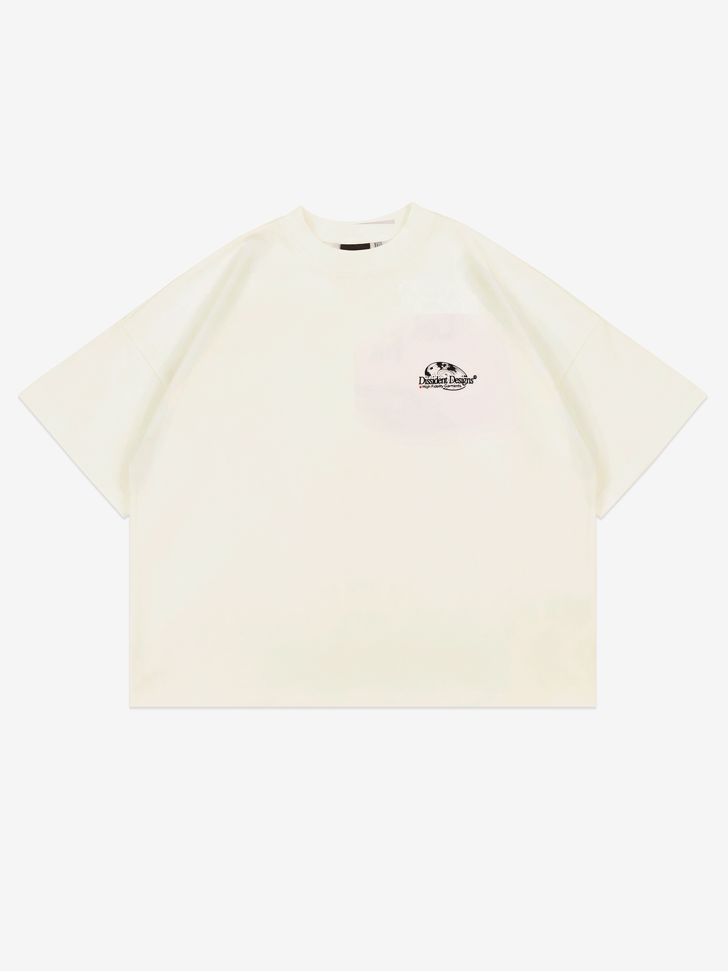 DISSIDENT — Футболка Rhythm Oversized Tee in Milk