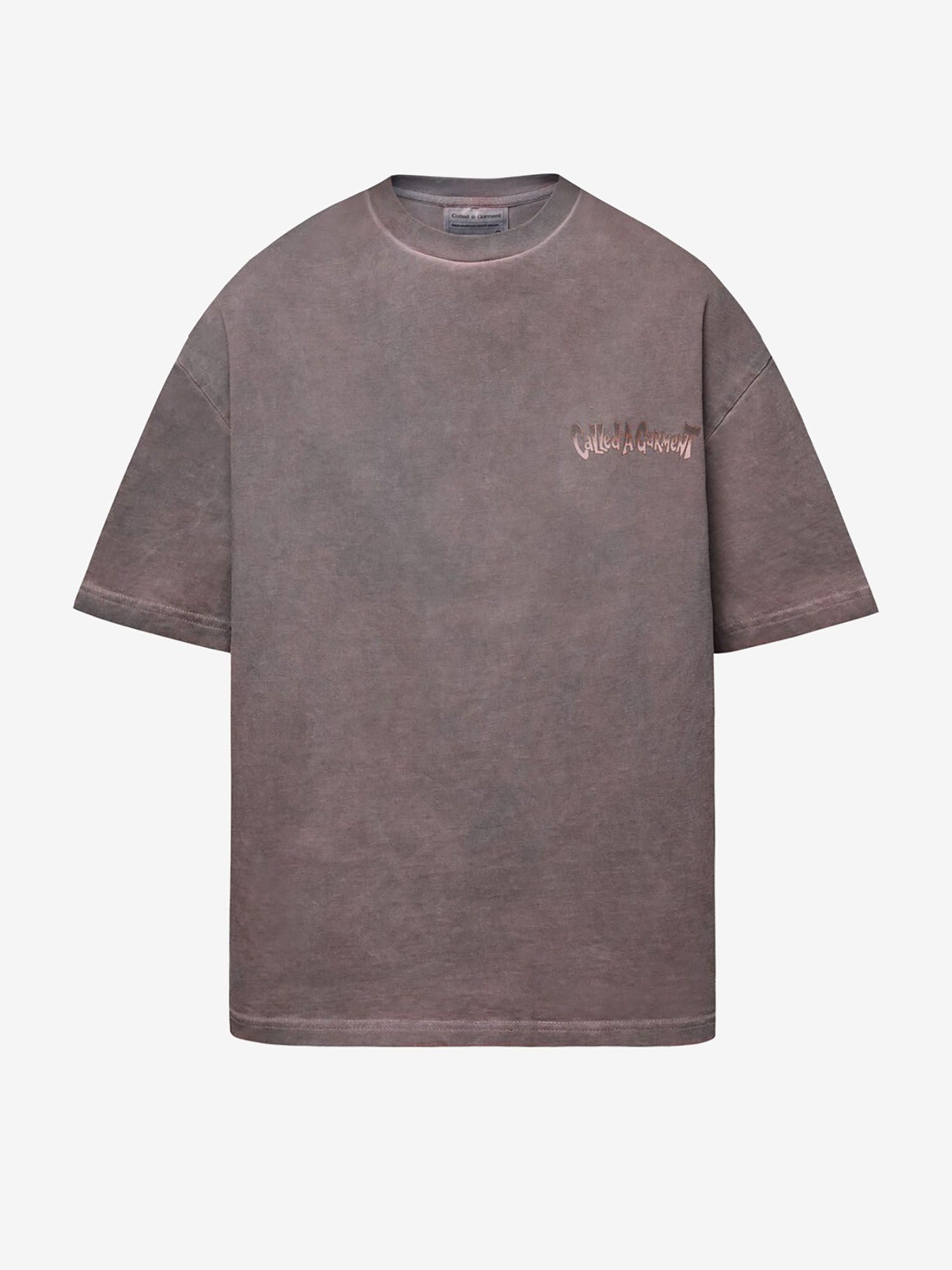 CALLED A GARMENT — Футболка Stout Brown Dyed