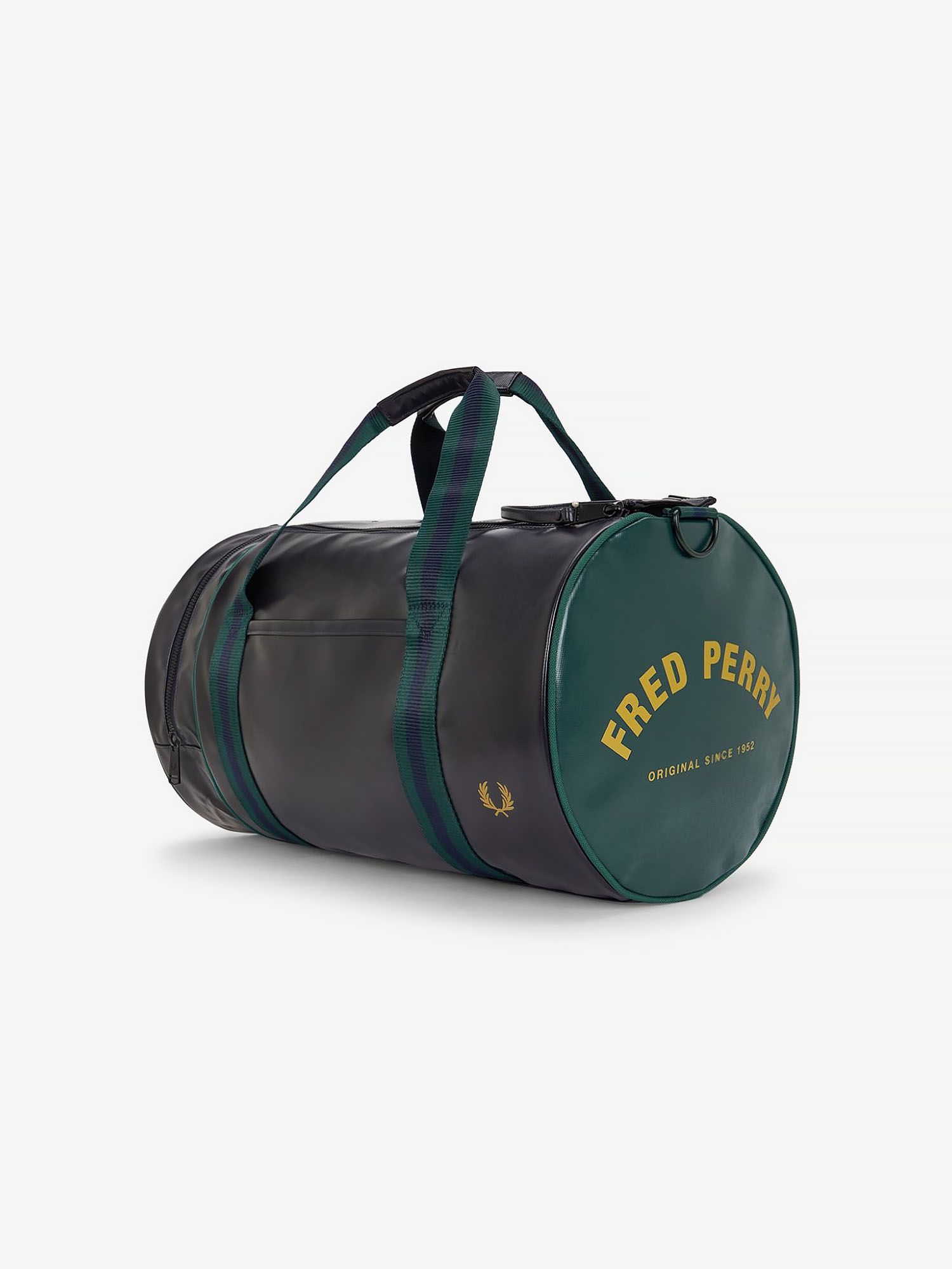 FRED PERRY — Сумка Classic Barrel Bag Navy/Grassroots