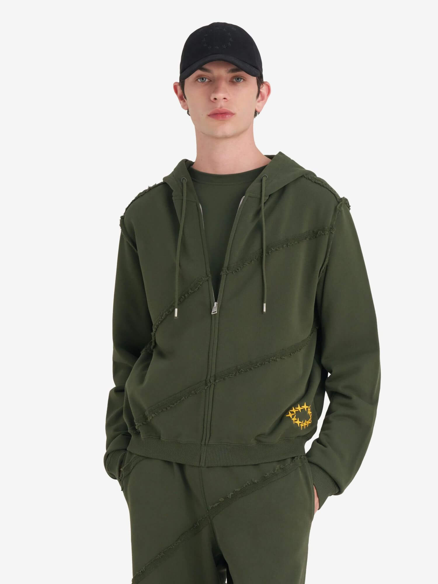 ÉTUDES STUDIO — Худи ZIP Slim Zip Hoodie Dark Green