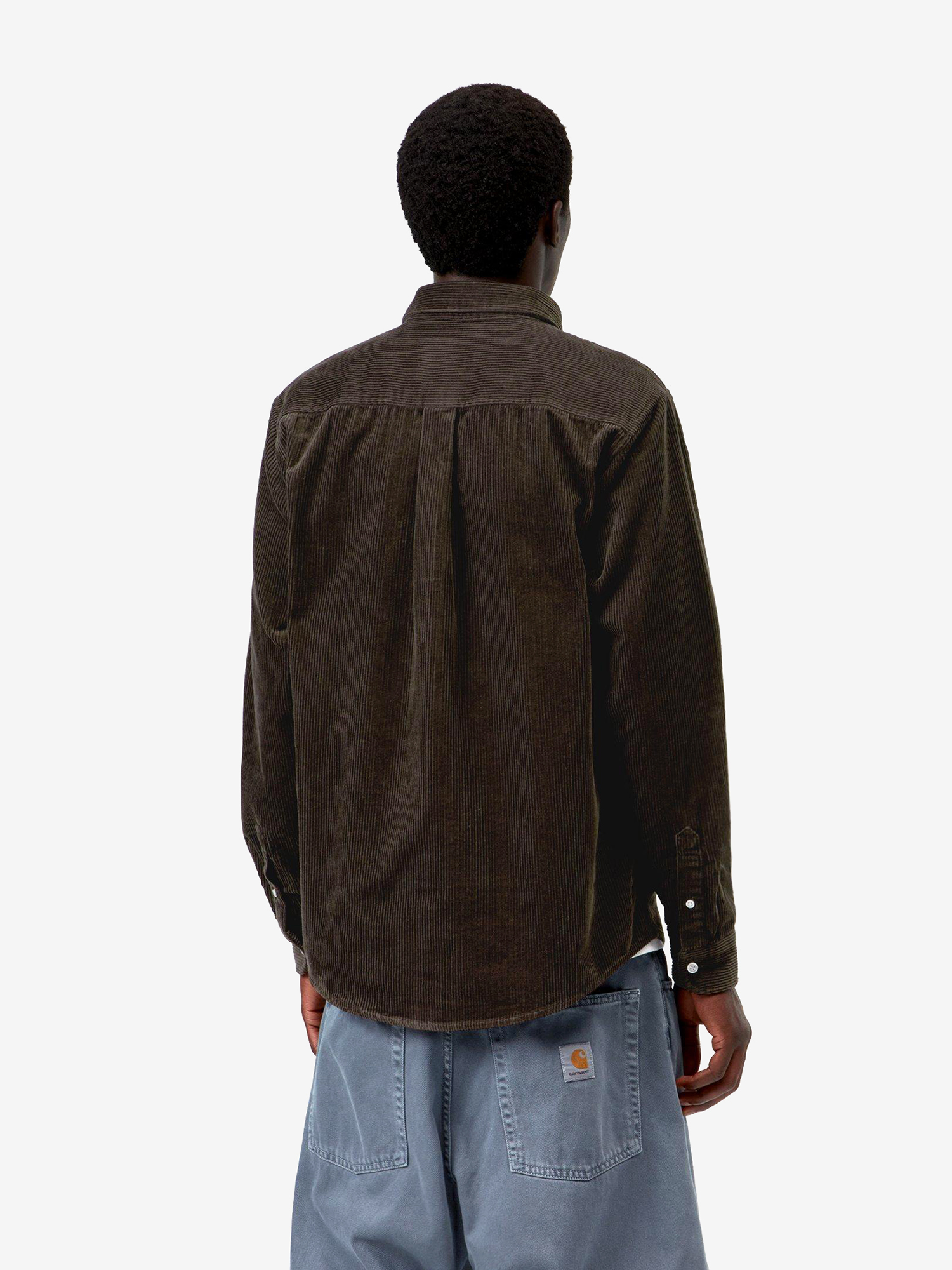 CARHARTT WIP — Рубашка Madison Cord Tobacco