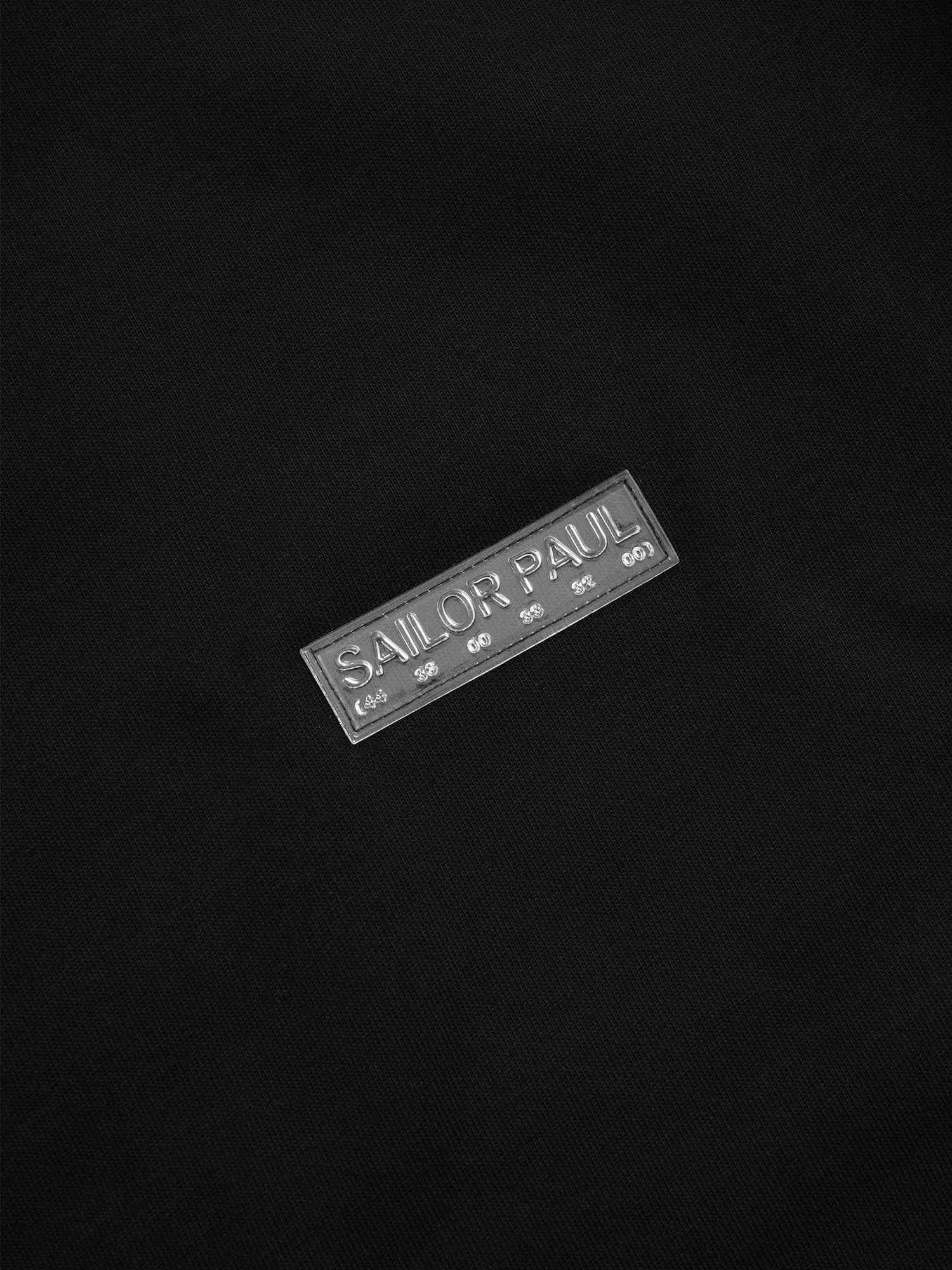 SAILOR PAUL — Худи Text Logo Label Черный