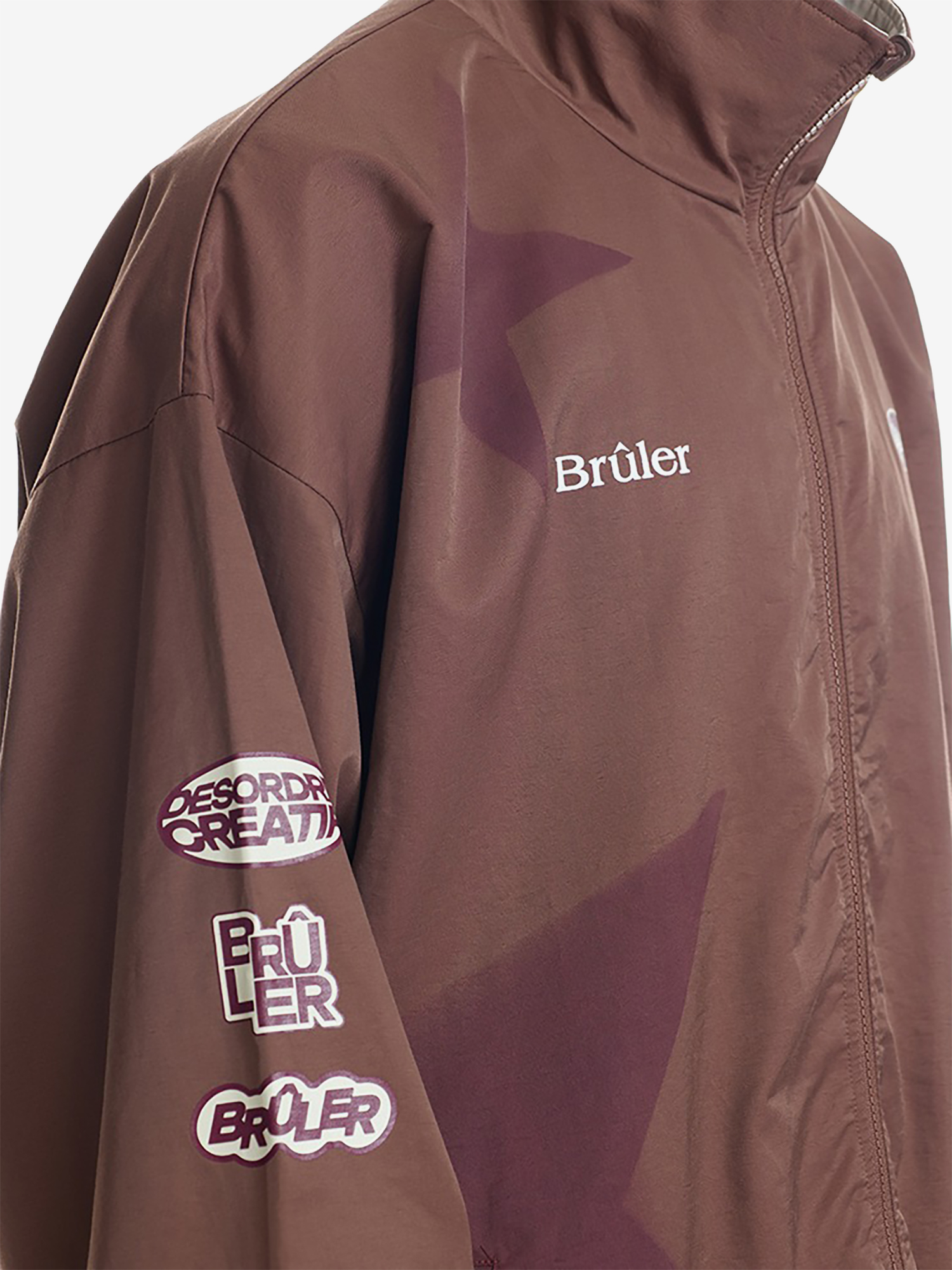 BRÛLER D’AMOUR — Куртка Double Face Track Jacket Regular Black