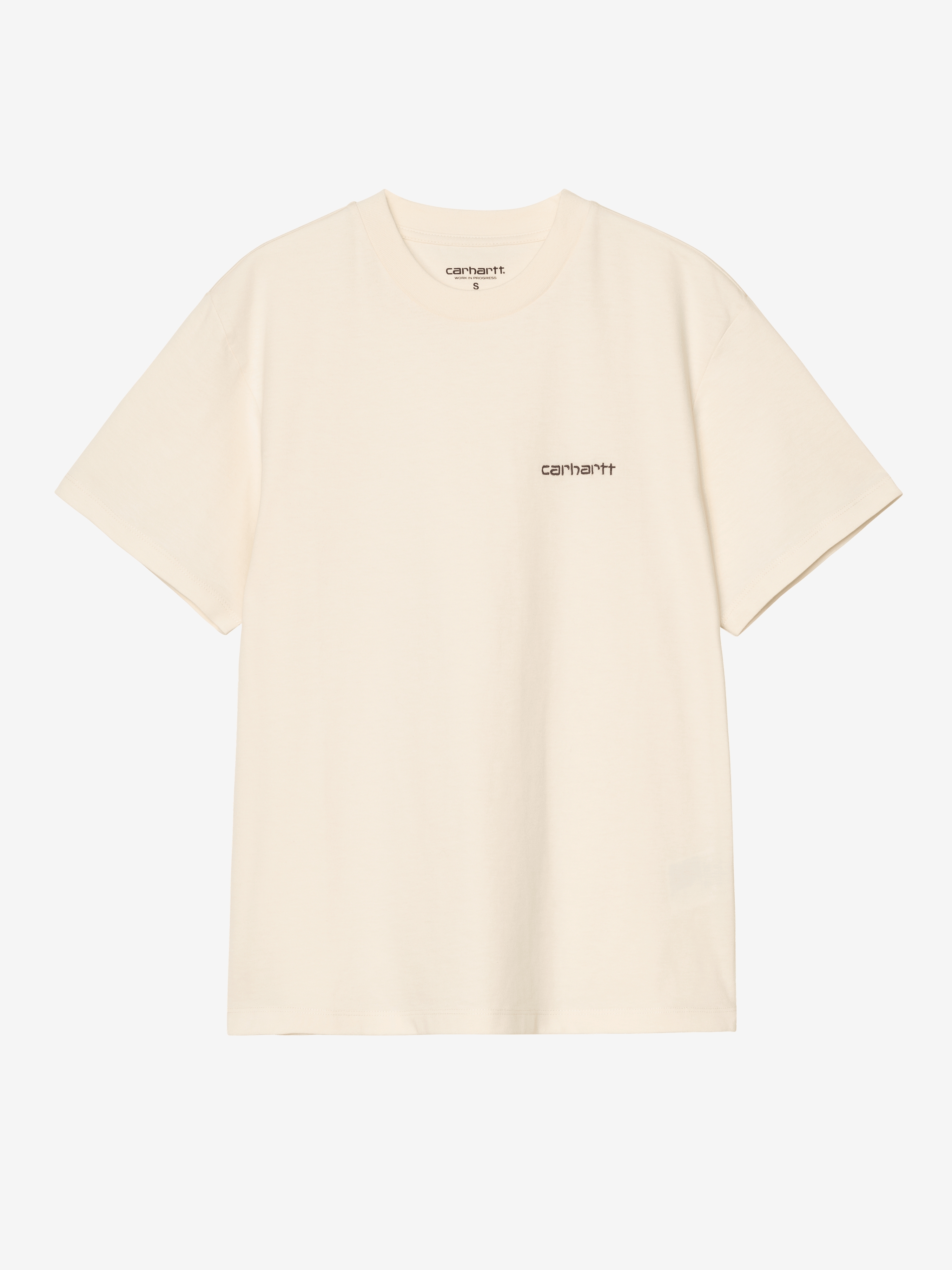CARHARTT WIP — Футболка W' Script Embroidery Cinnerus/Cozy Purple