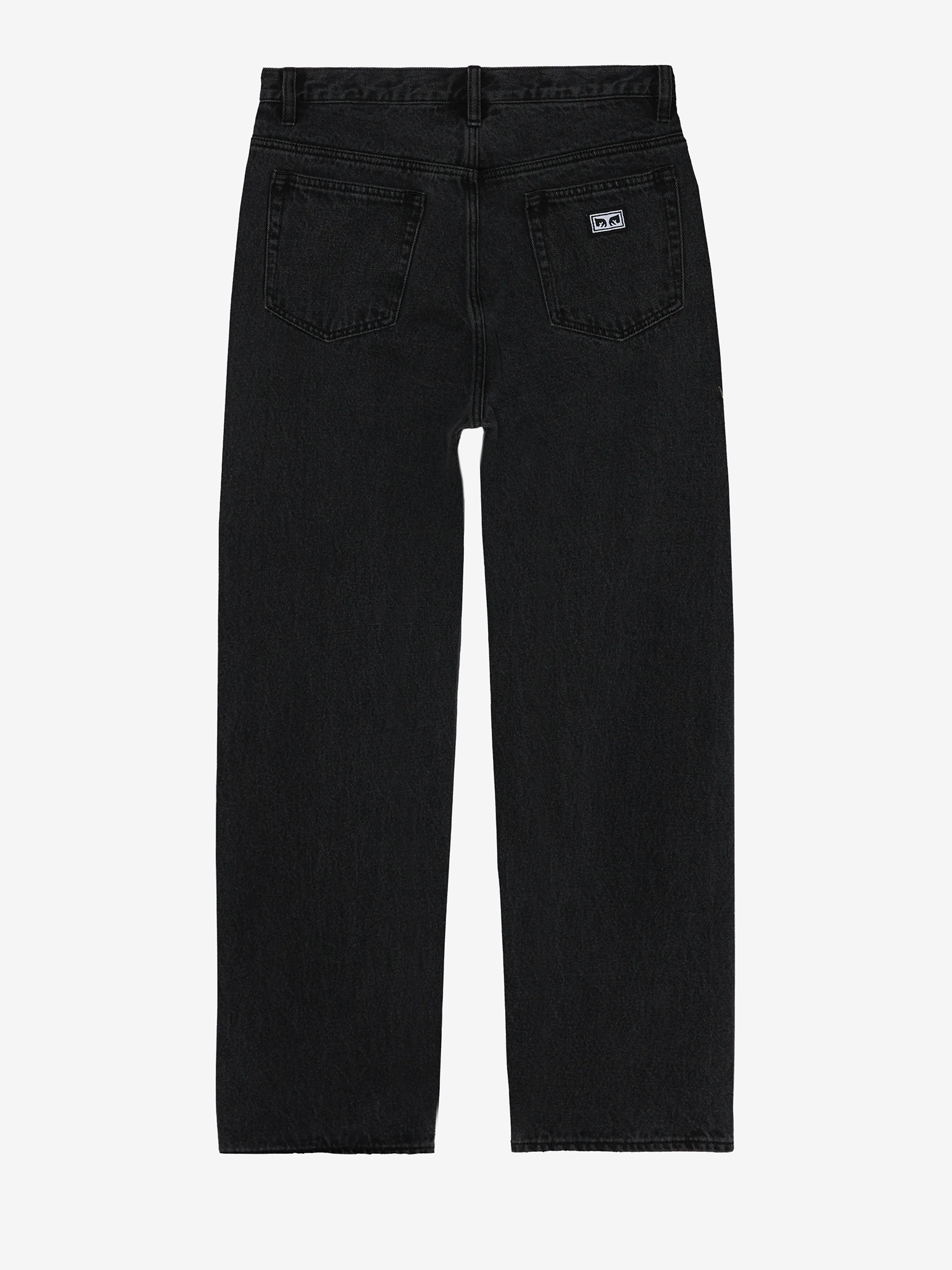 OBEY — Джинсы Boxcar Straight Leg Denim Faded Black