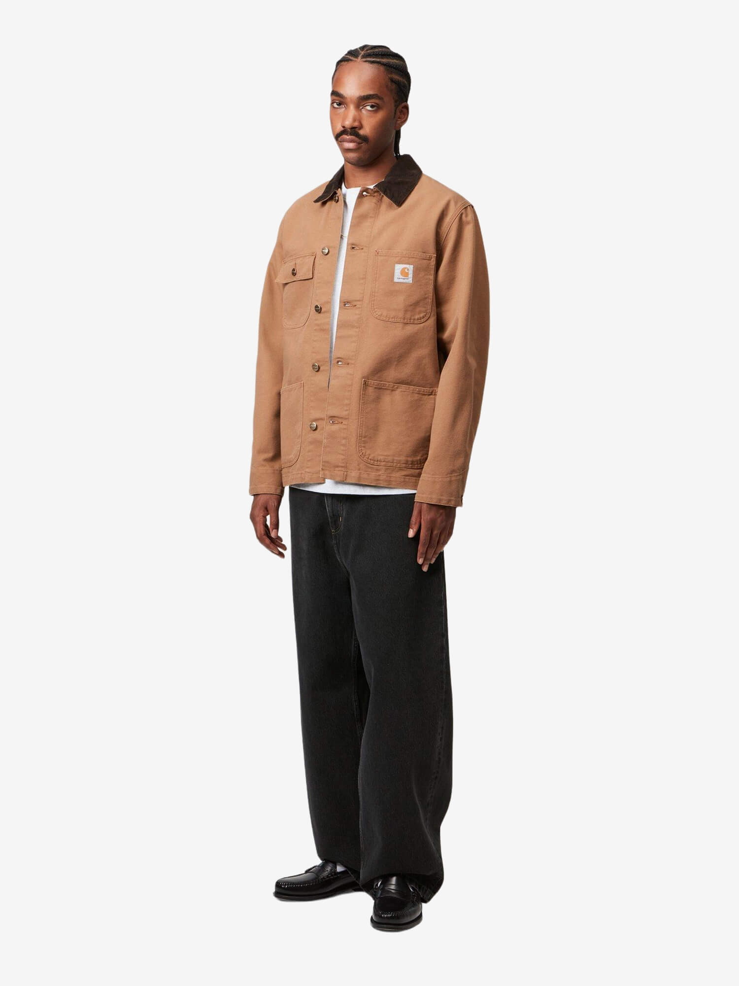 CARHARTT WIP — Джинсы Brandon Black (Stone Washed)