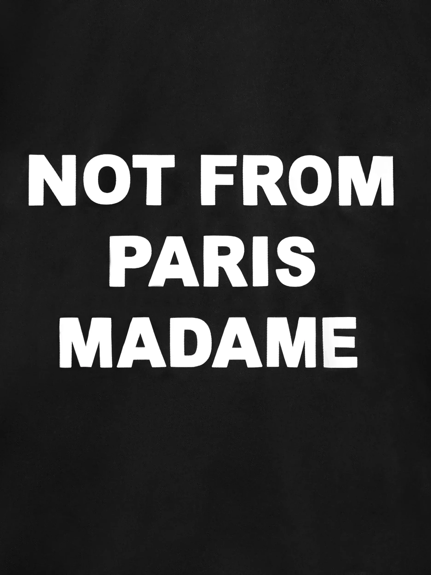 DRÔLE DE MONSIEUR — Куртка Slogan Jacket Black