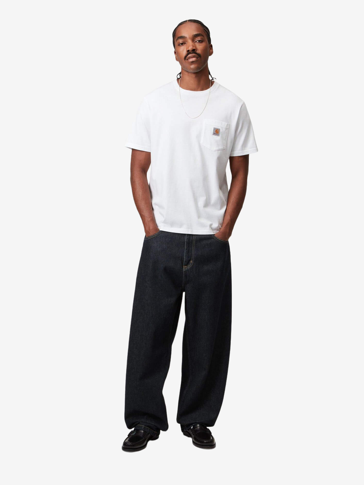 CARHARTT WIP — Джинсы Brandon Blue (Rinsed)