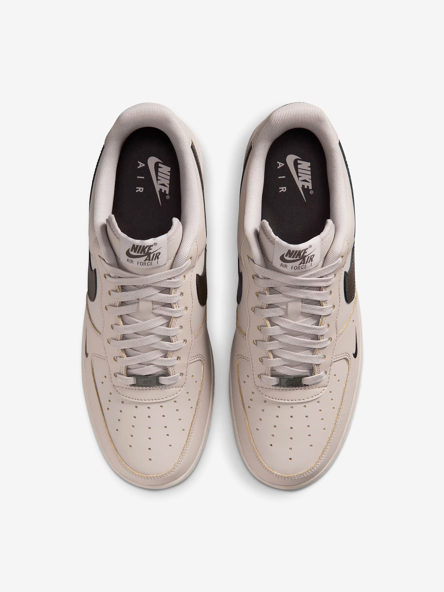 NIKE — Кроссовки Air Force 1 Low '07 College Grey/Newsprint
