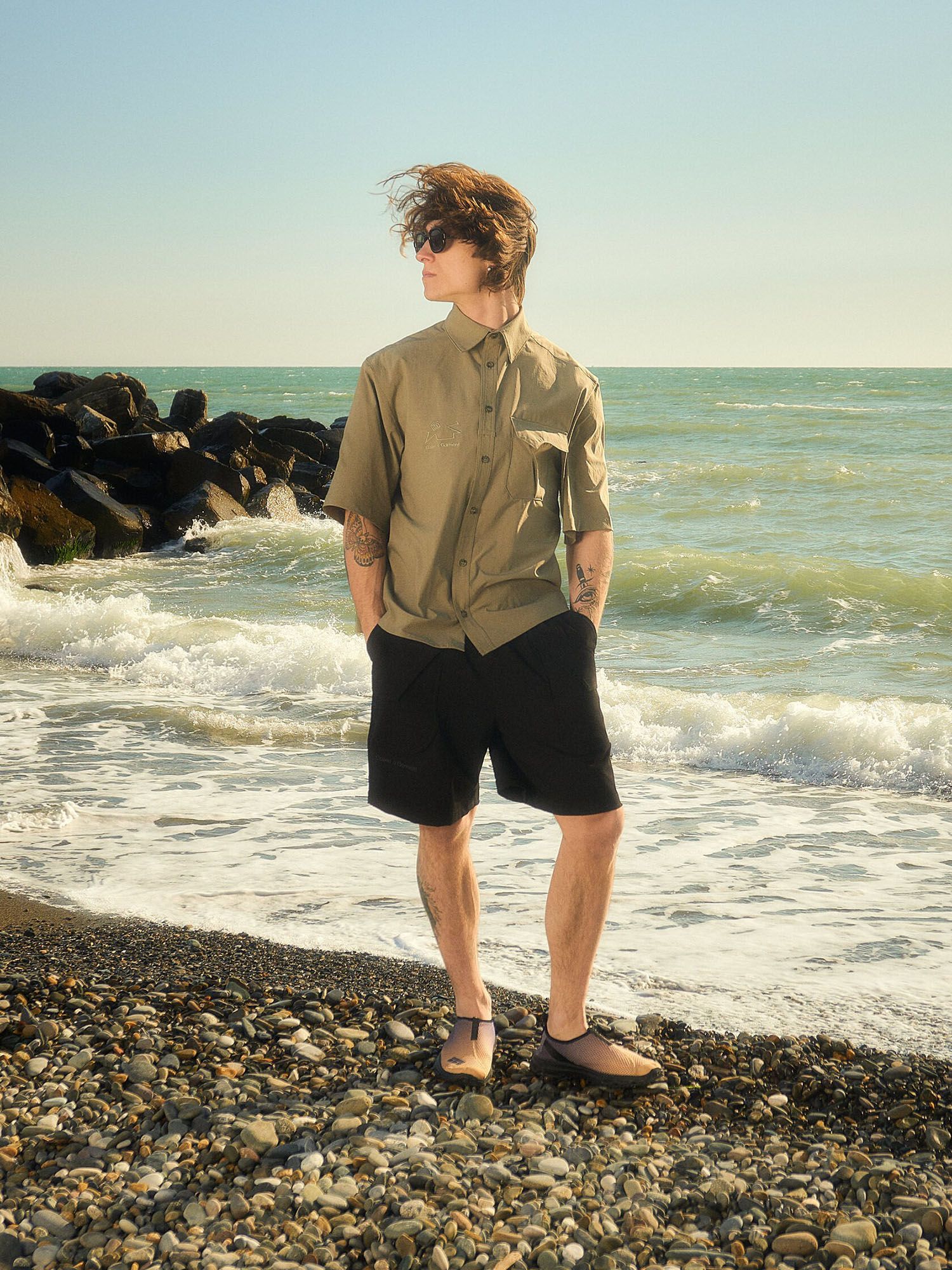 CALLED A GARMENT — Шорты Hikercore Черный