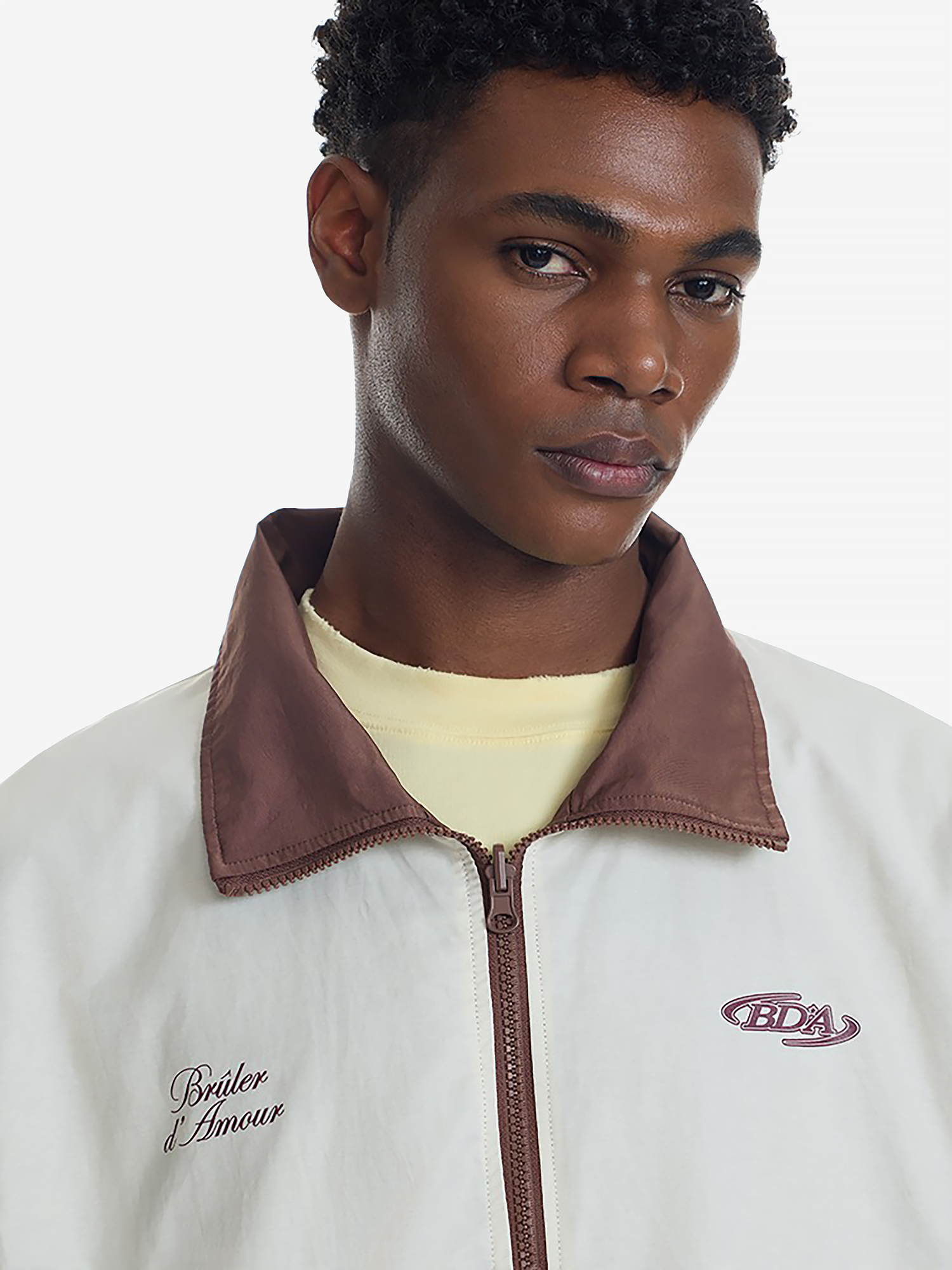 BRÛLER D’AMOUR — Куртка Double Face Track Jacket Regular Black