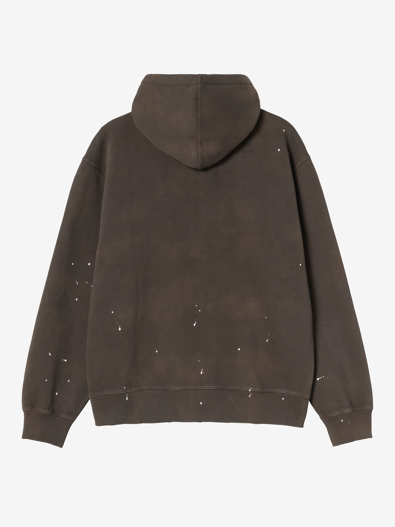 CARHARTT WIP — Худи Painter Zip Tobacco (Destroy Wash, Splatter)