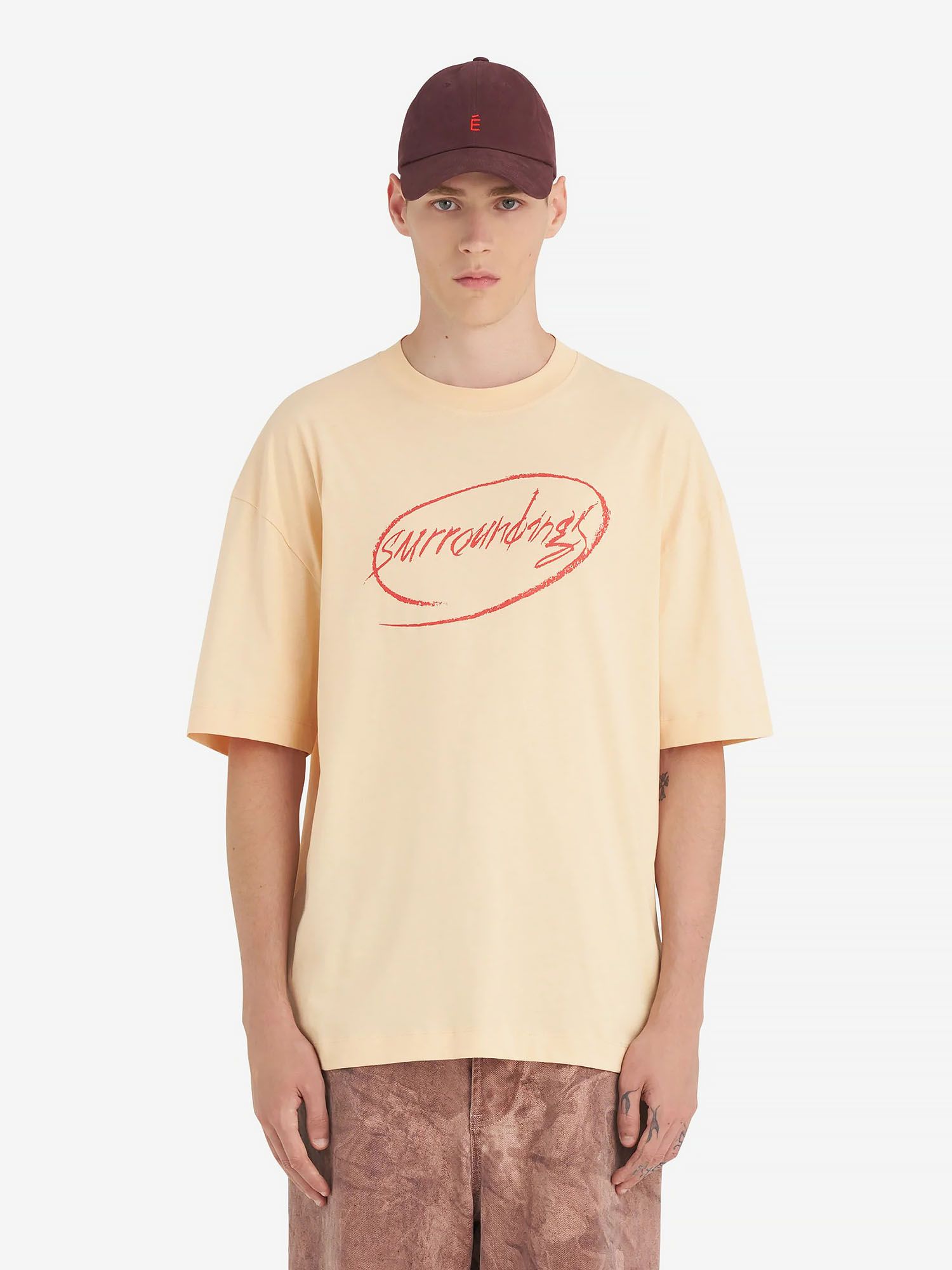 ÉTUDES STUDIO — Футболка Relax T-Shirt Surroundings Apricot