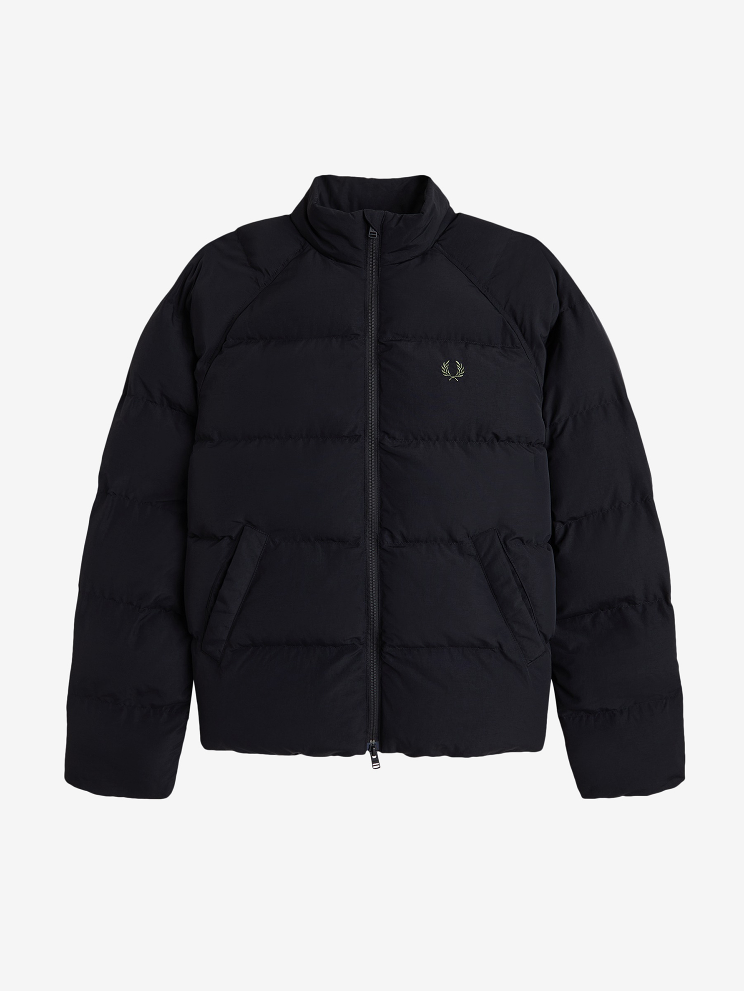 FRED PERRY — Куртка Raglan Sleeve Padded Jacket Black