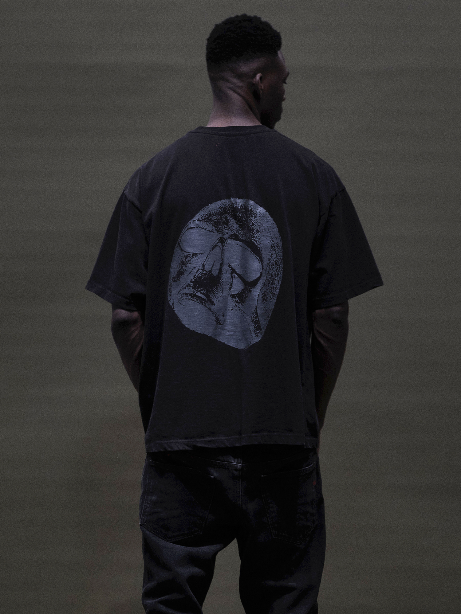ZNY — Футболка Skull Washed Tee FW26 Black