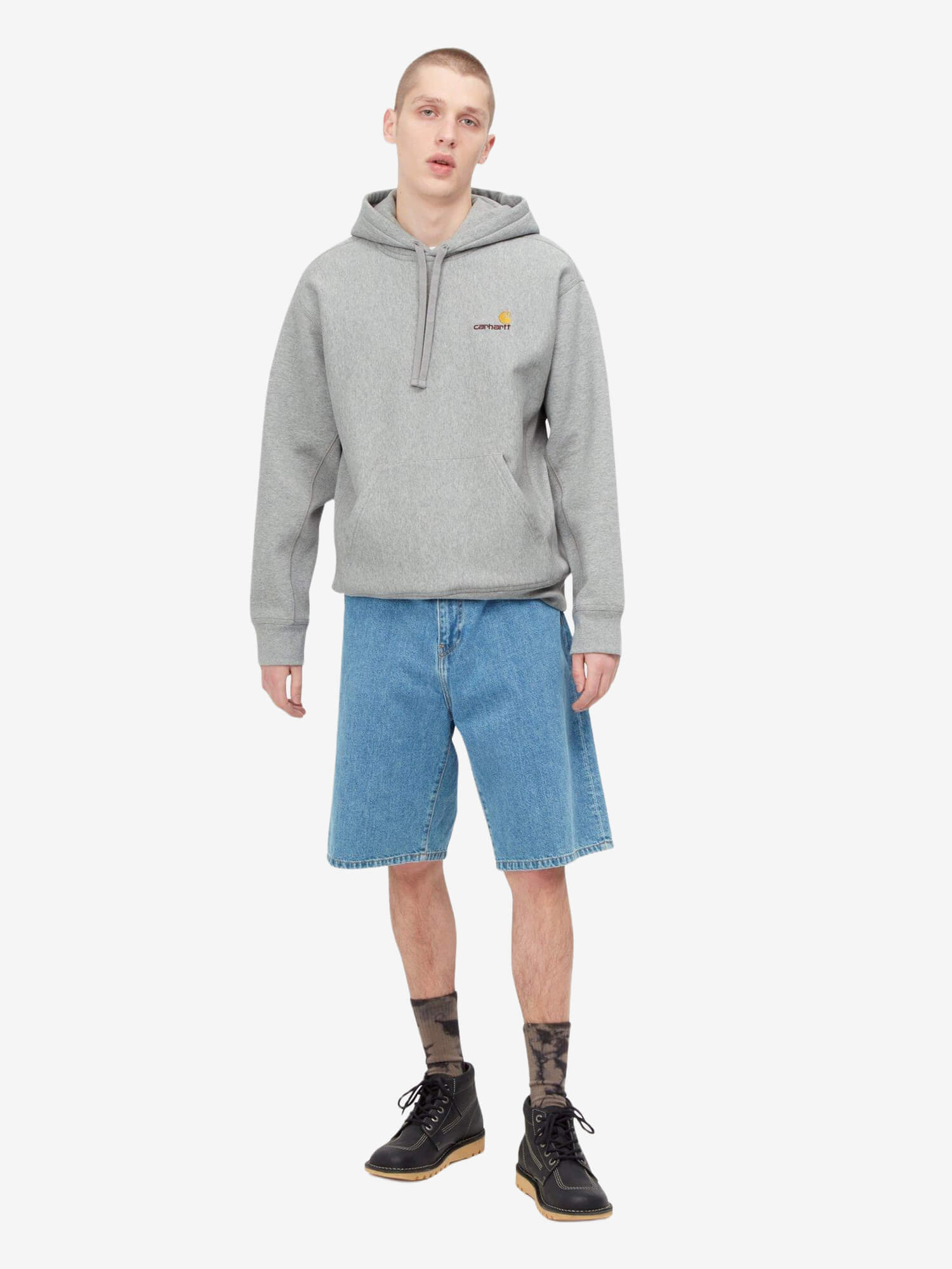 CARHARTT WIP — Худи American Script Ash Heather