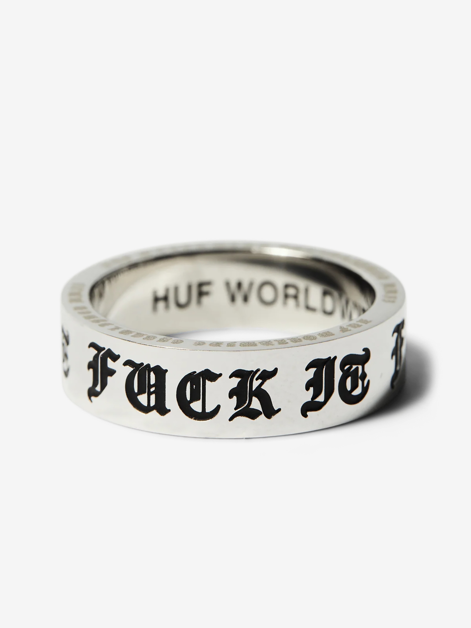 HUF — Кольцо Old E Ring Silver