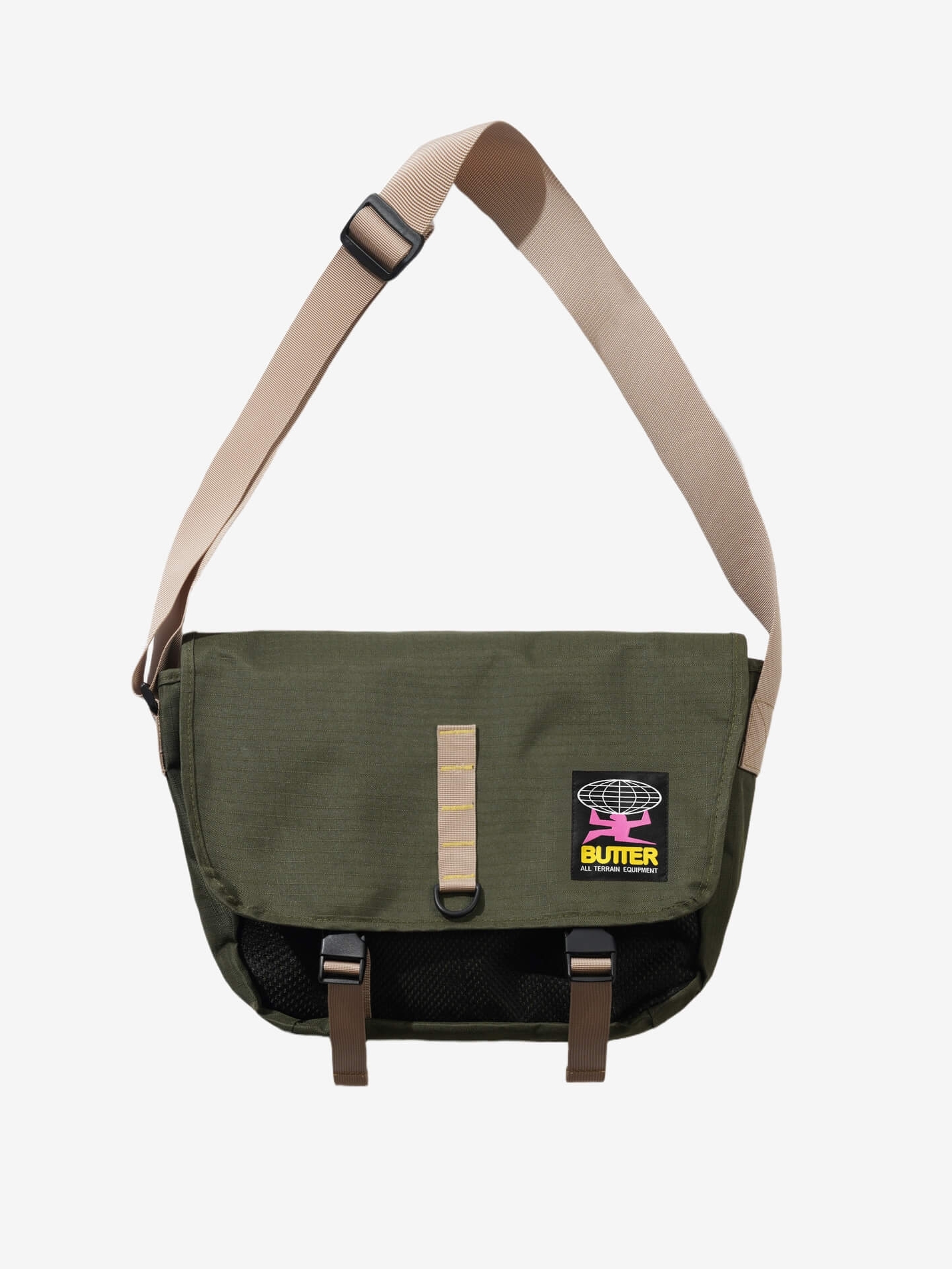 BUTTER GOODS — Сумка Commute Bag Olive/Khaki Ripstop