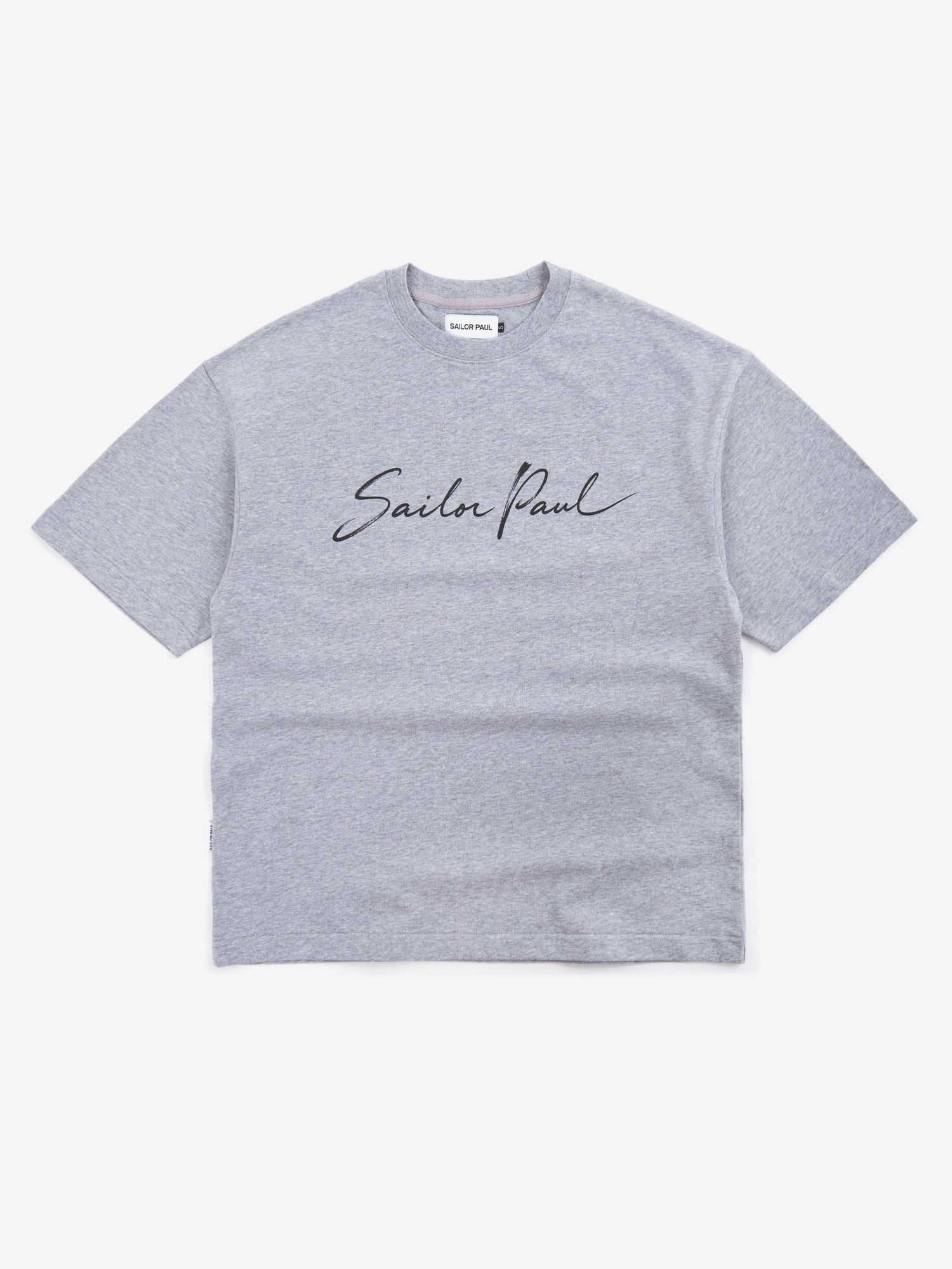 SAILOR PAUL — Футболка Hand Mark Tee Серый Меланж