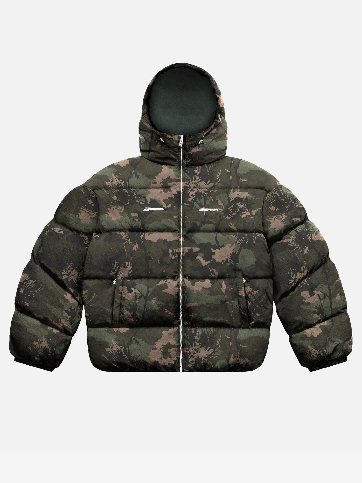 ISSAYA — Куртка Unity Puffer 2.0 Crumpled Thistle Camo