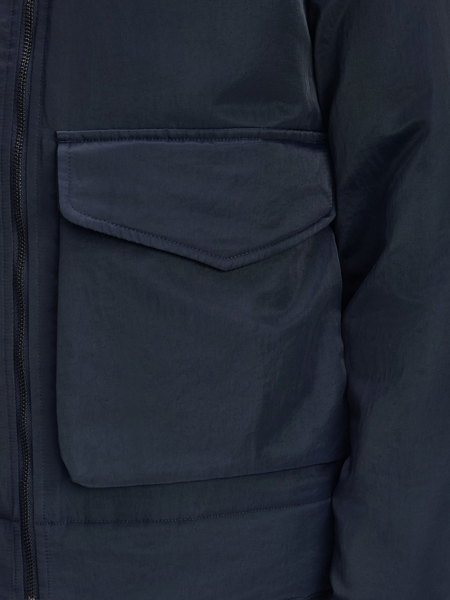 FRED PERRY — Куртка Nylon Caban Jacket Navy