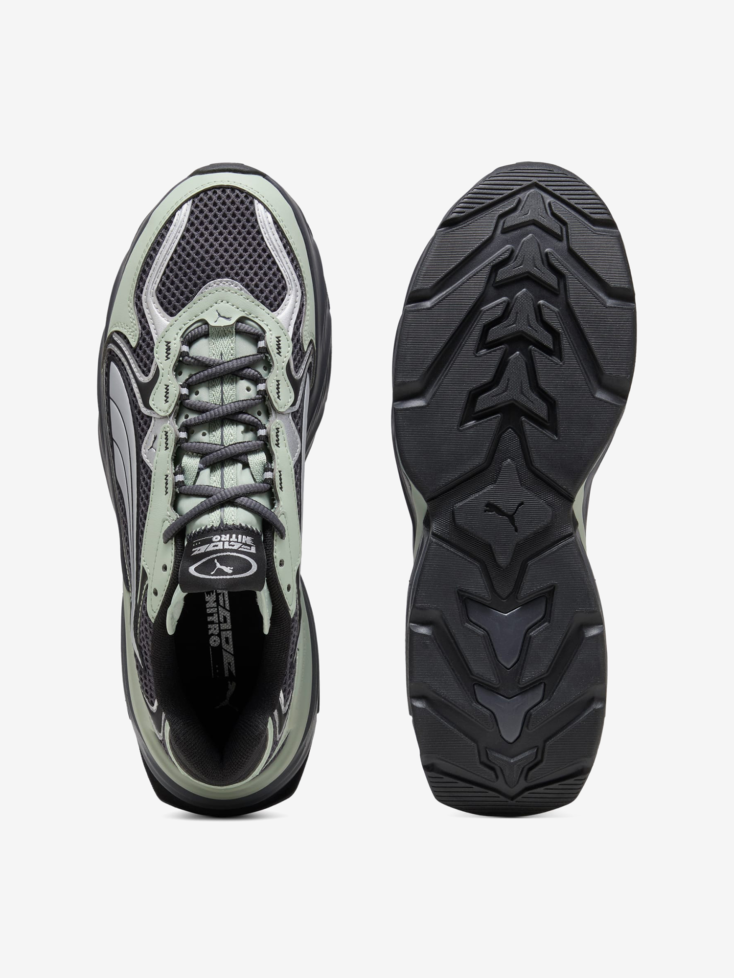 PUMA — Кроссовки Fade Nitro LS Moody Gray/Soft Grass