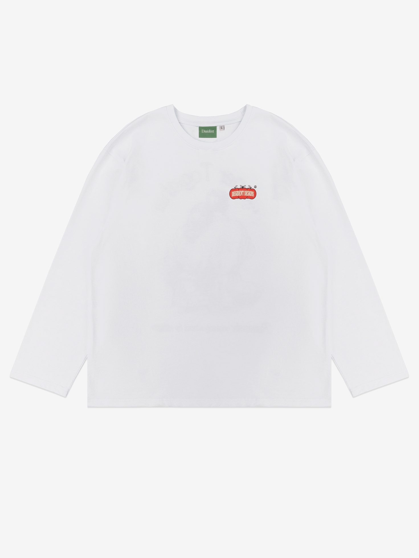 DISSIDENT — Лонгслив Organic Longsleeve in White